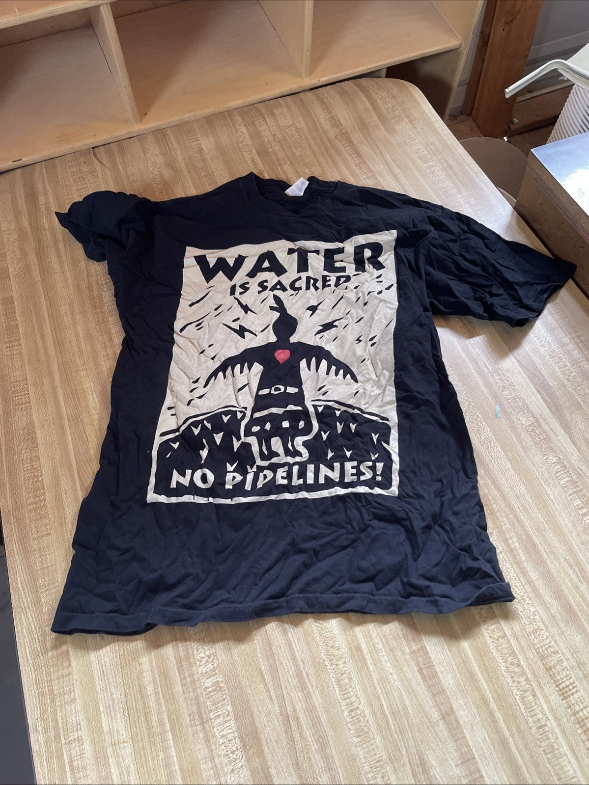 Water Is Sacred T shirt Medium