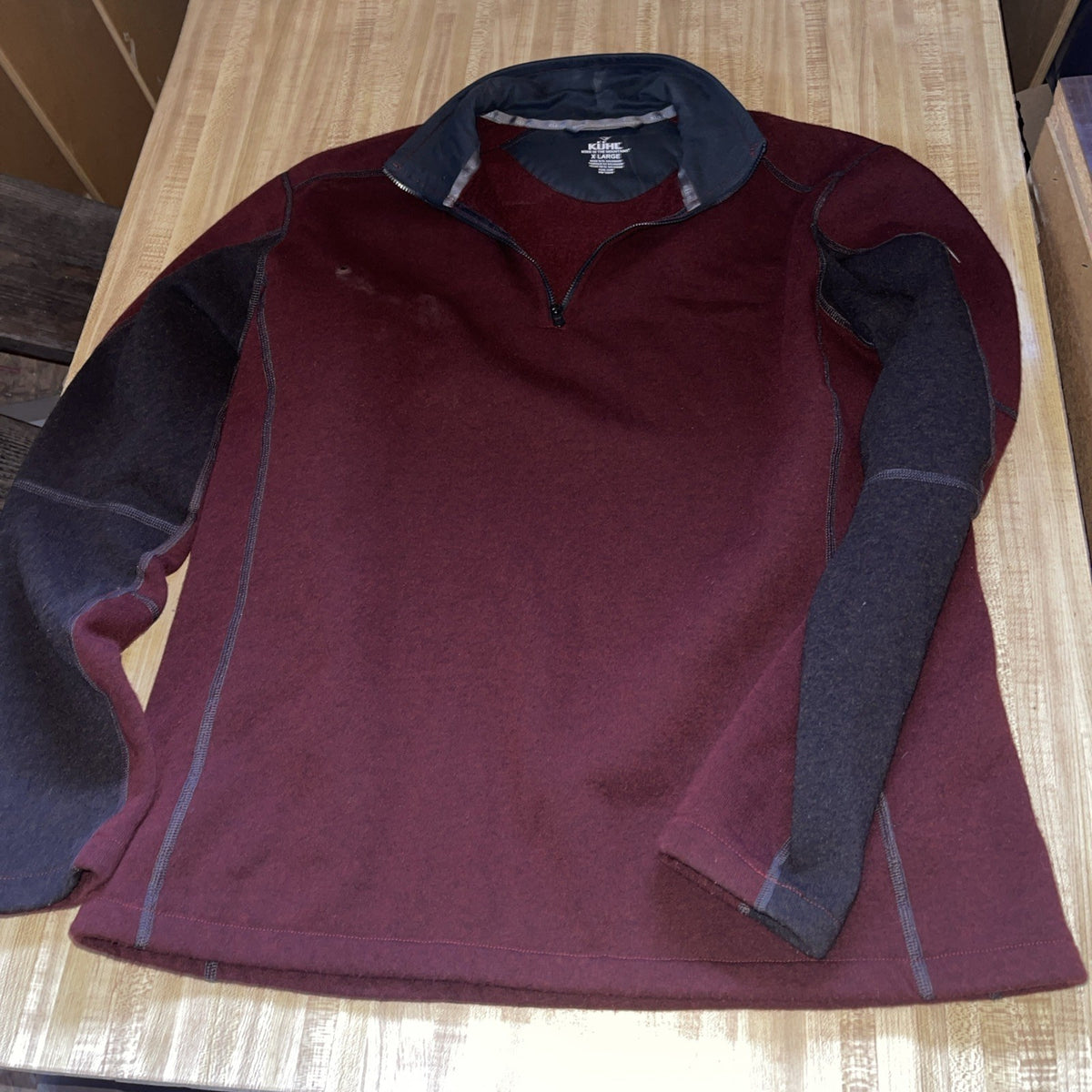 Kuhl Quarter Zip Born In The Mountains XL