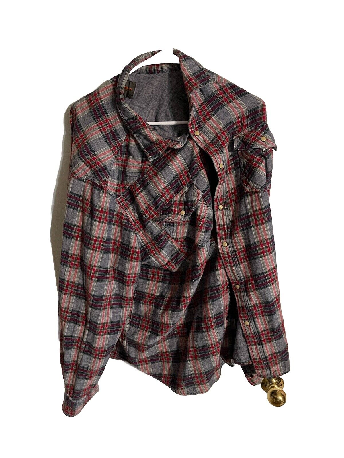 Northwest Territory Pearl Snap Flannel Shacket 2XLT