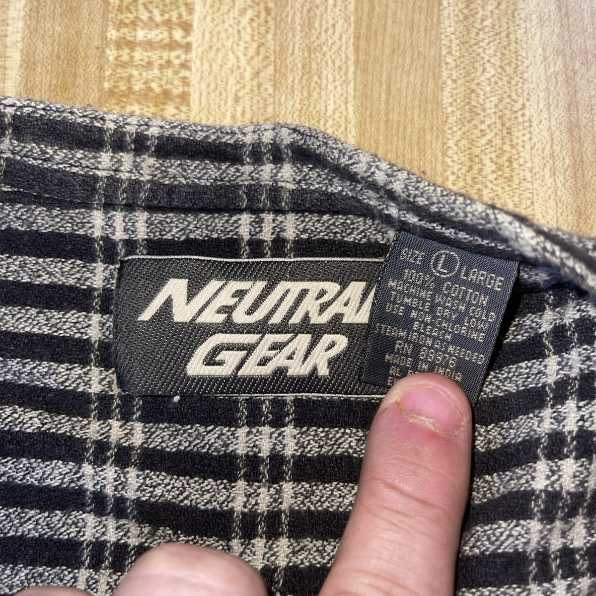 Neutral Gear Button Up Large 