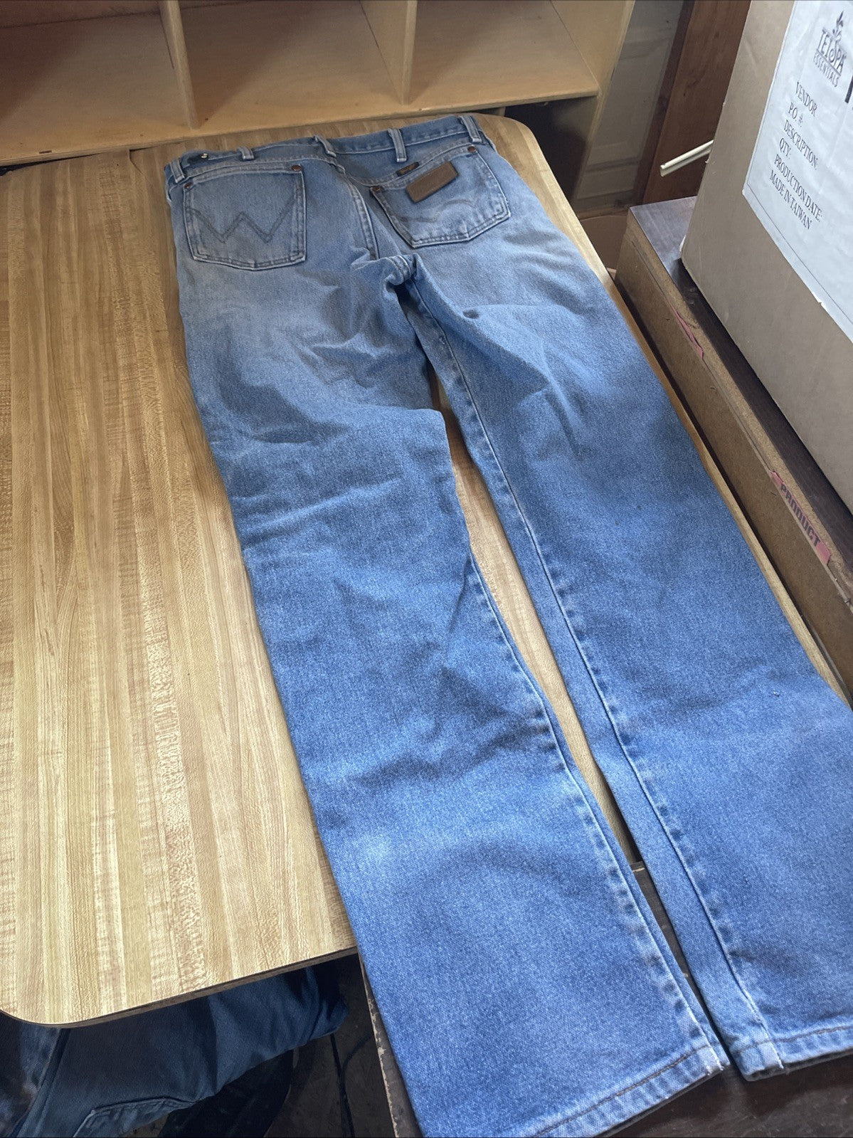 wrangler 13mwz jeans 35x36