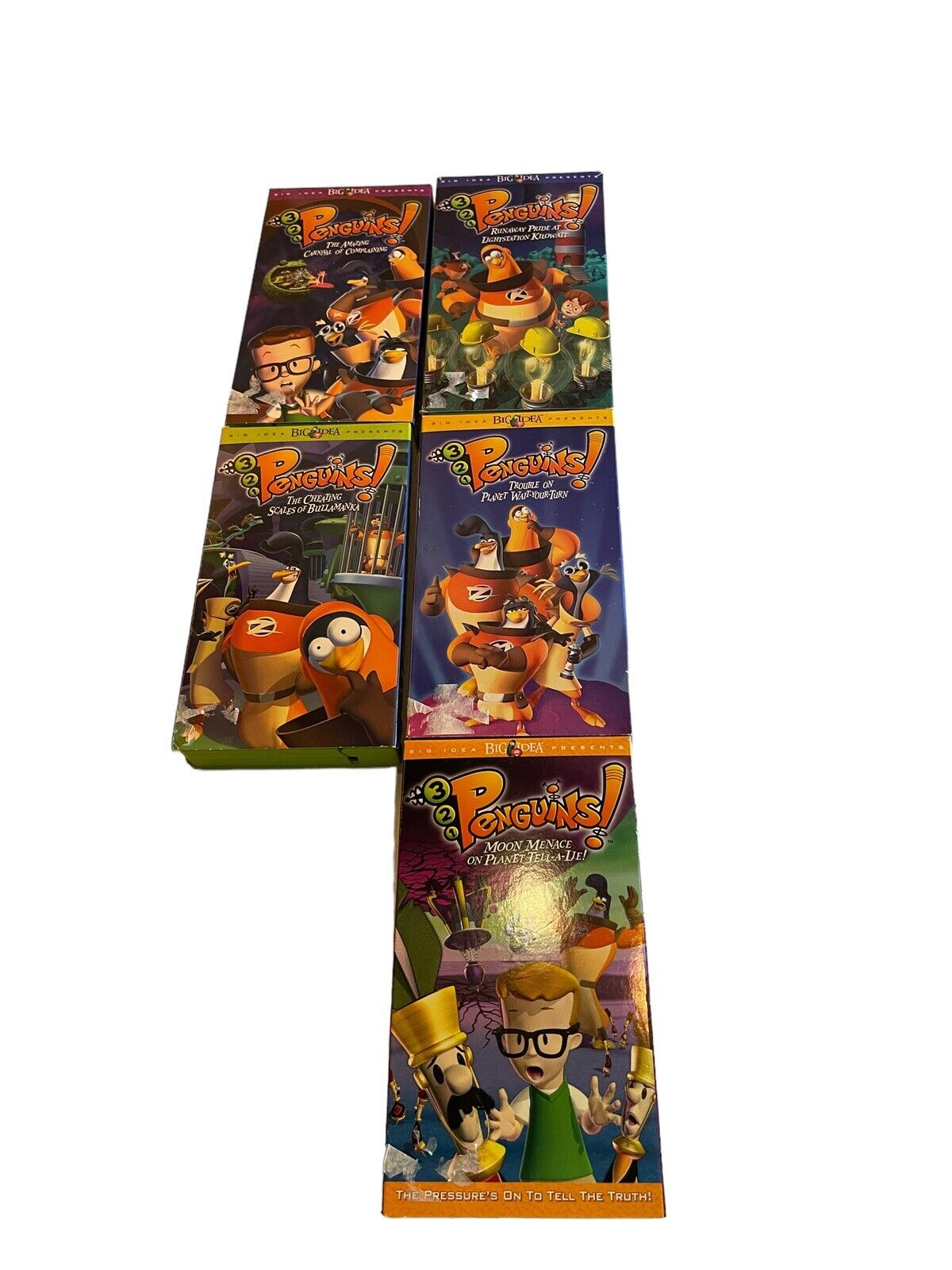 Big Idea Penguins VHS Lot