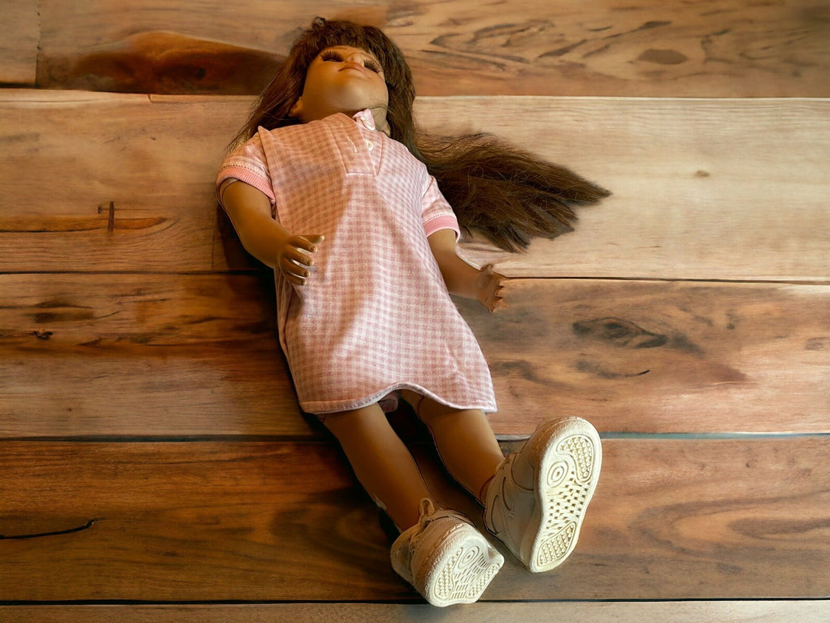 Vintage 1996 My Twinn Doll With Purple Eyes