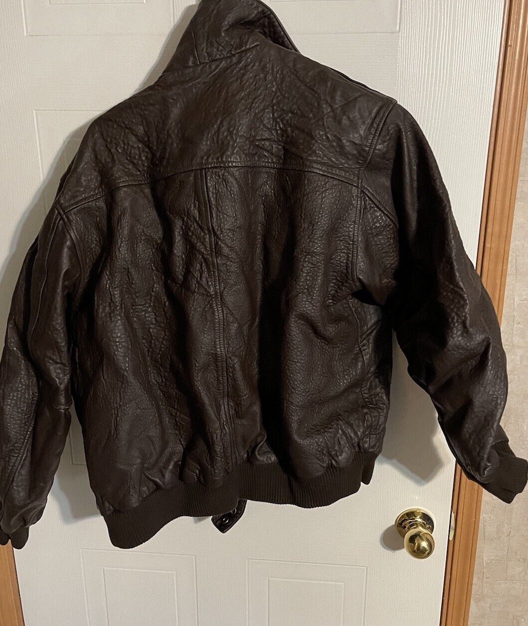 Orvis Bomber Jacket Leather Large 