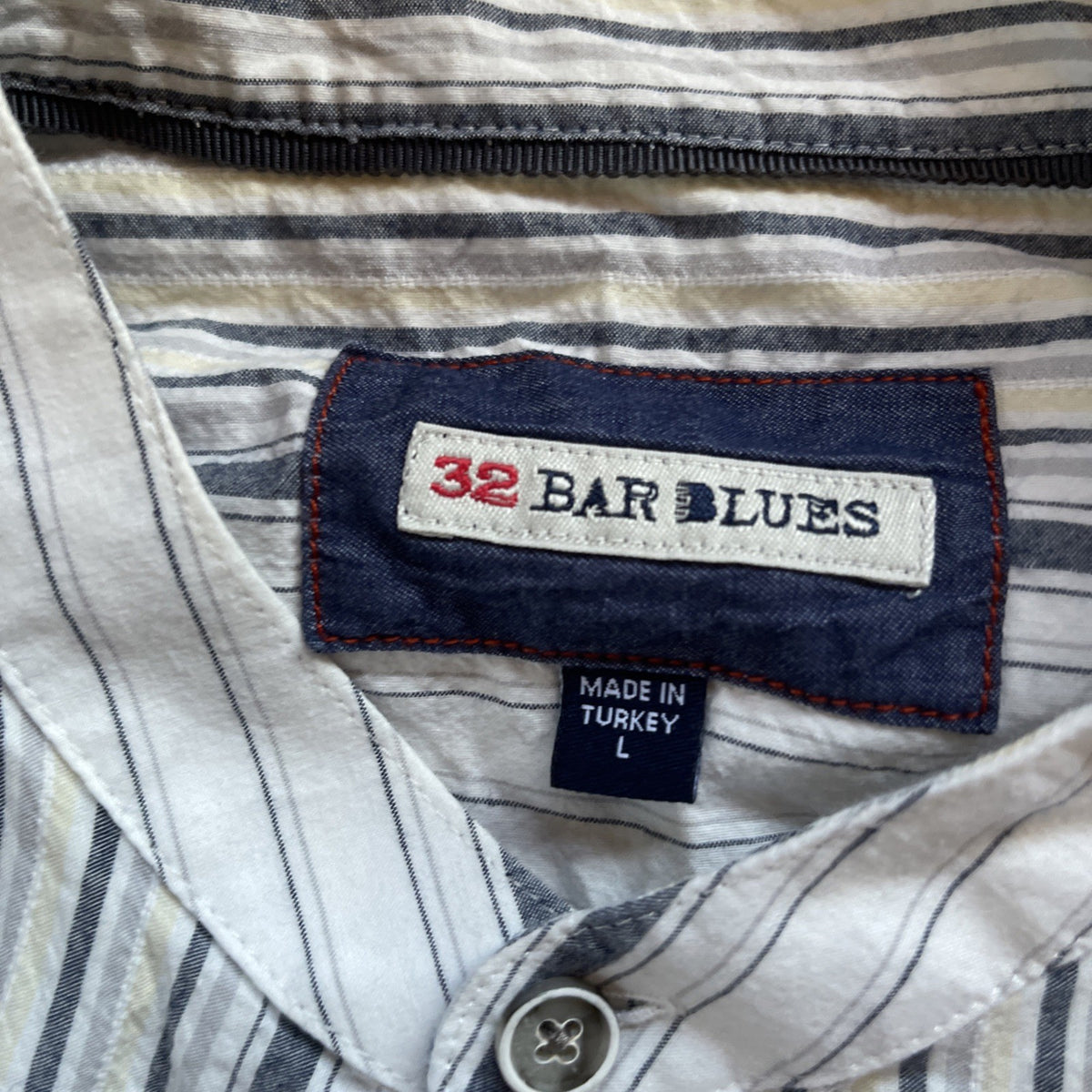 32 Bar Blues Button Up Large 