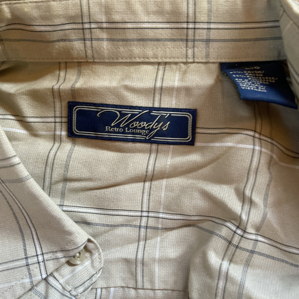 woodys retro lounge men shirt Large 