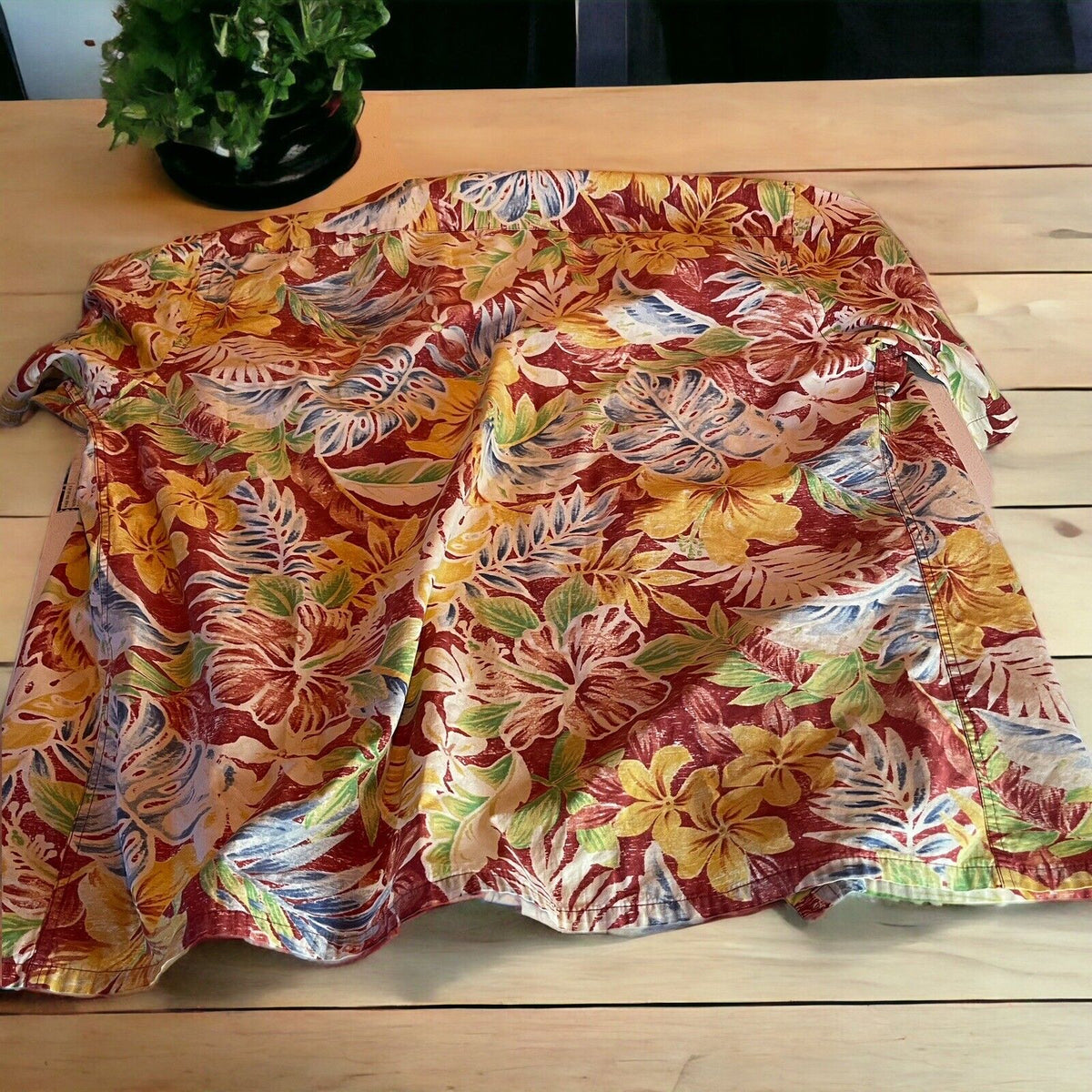 Pierre Cardin Hawaiian Shirt Large 