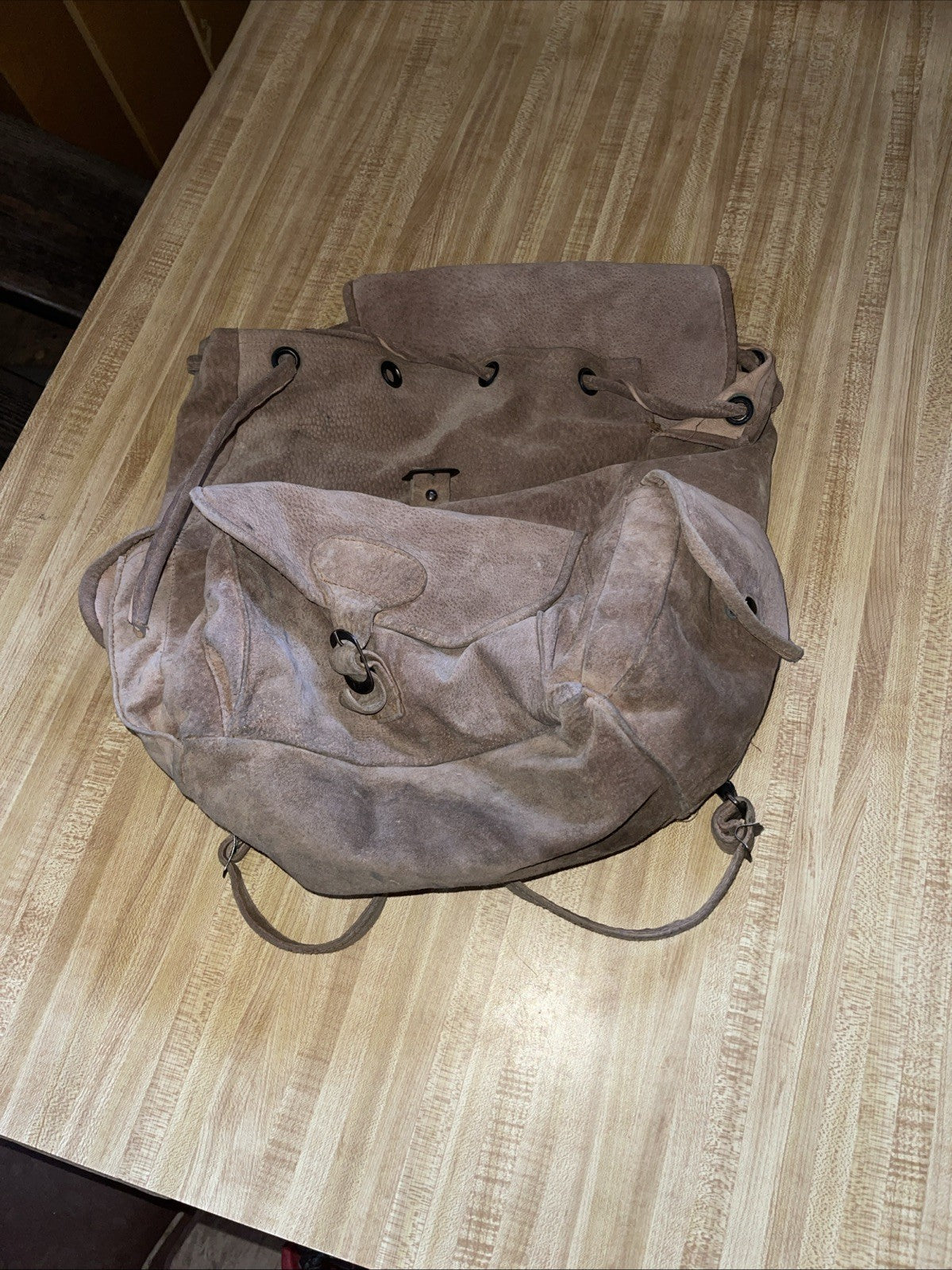 Vintage Leather Backpack 