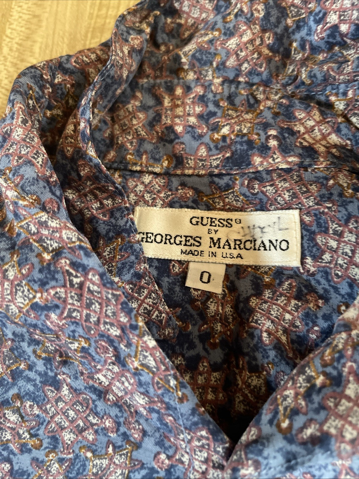 vintage guess georges marciano shirt Made In USA 0