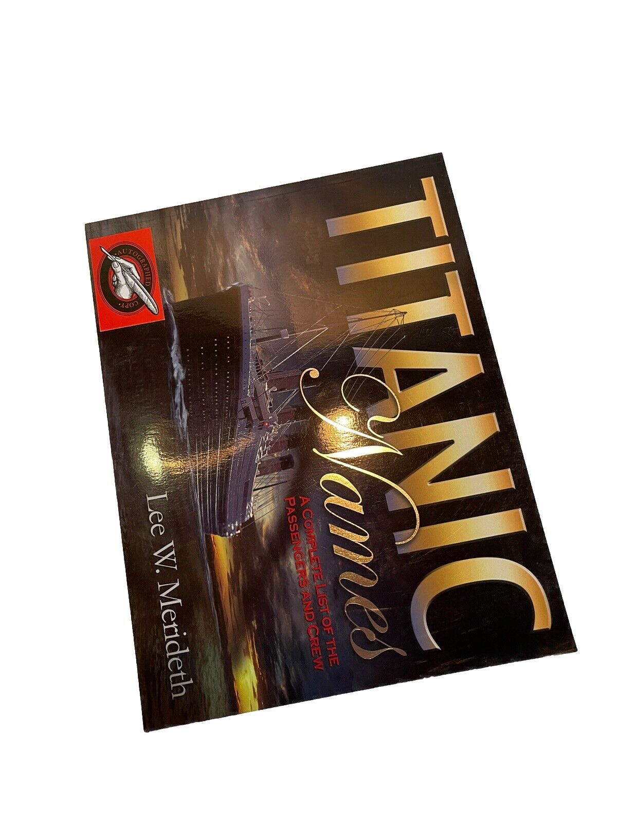 Titanic Names Book