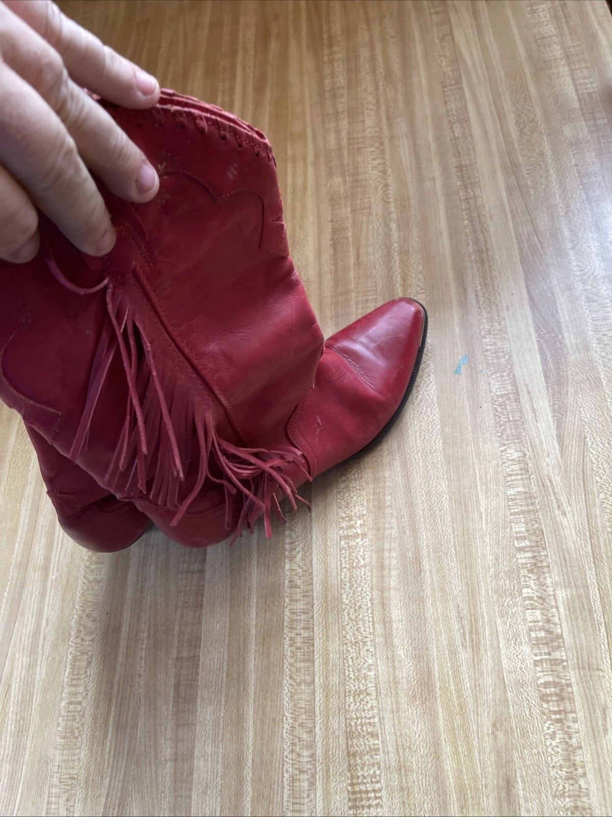 acme vintage cowgirl boots 6