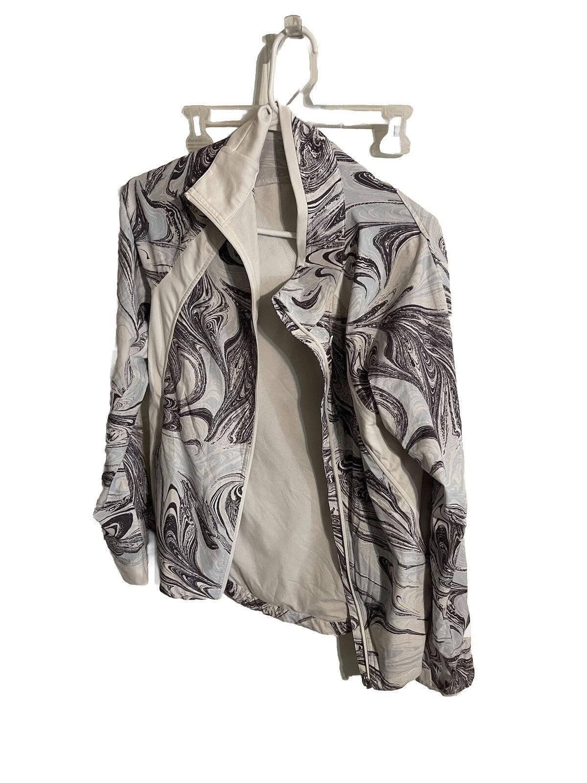 Athleta All Over Print Full Zip Large