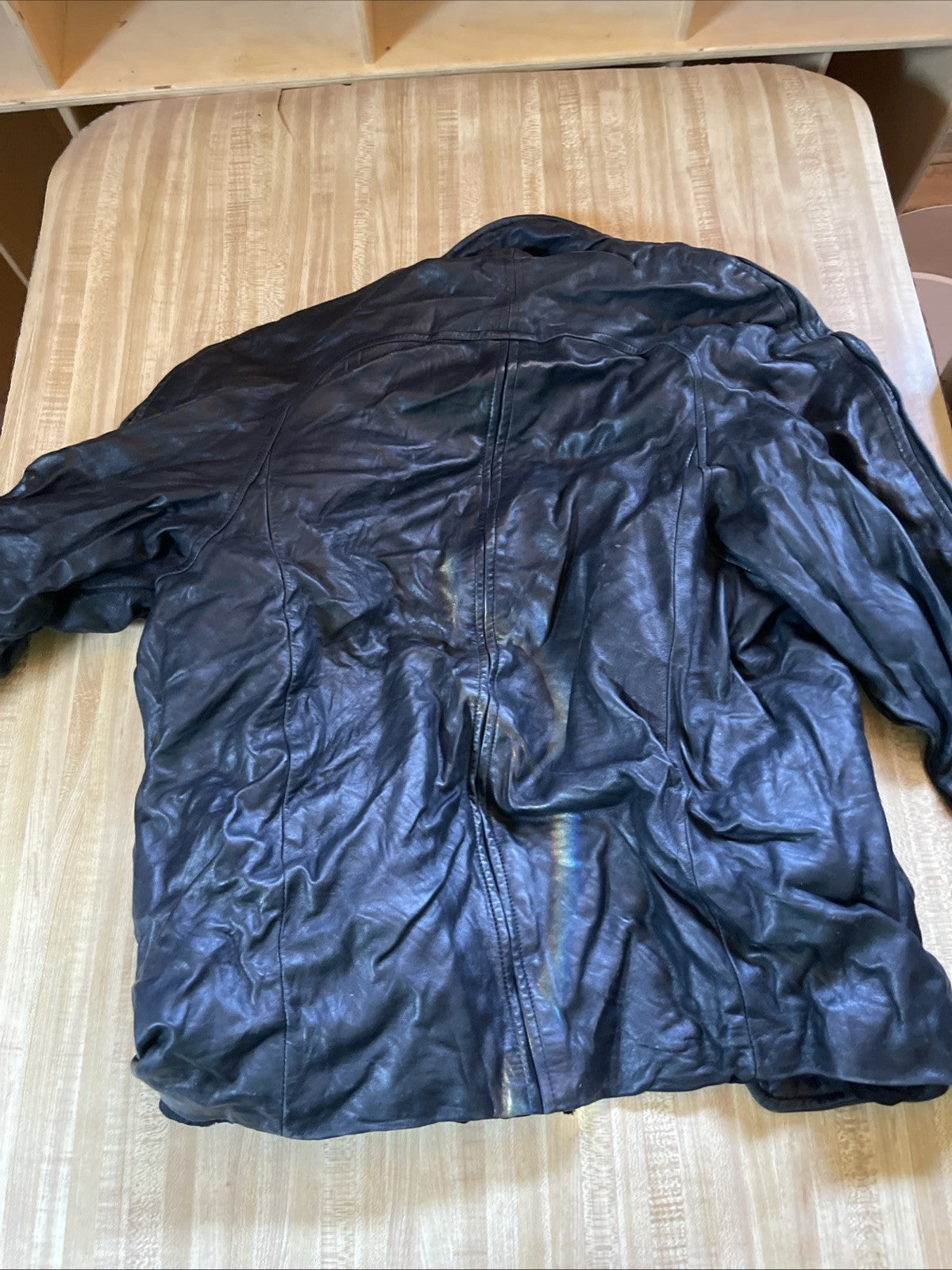 vakko leather jacket XS