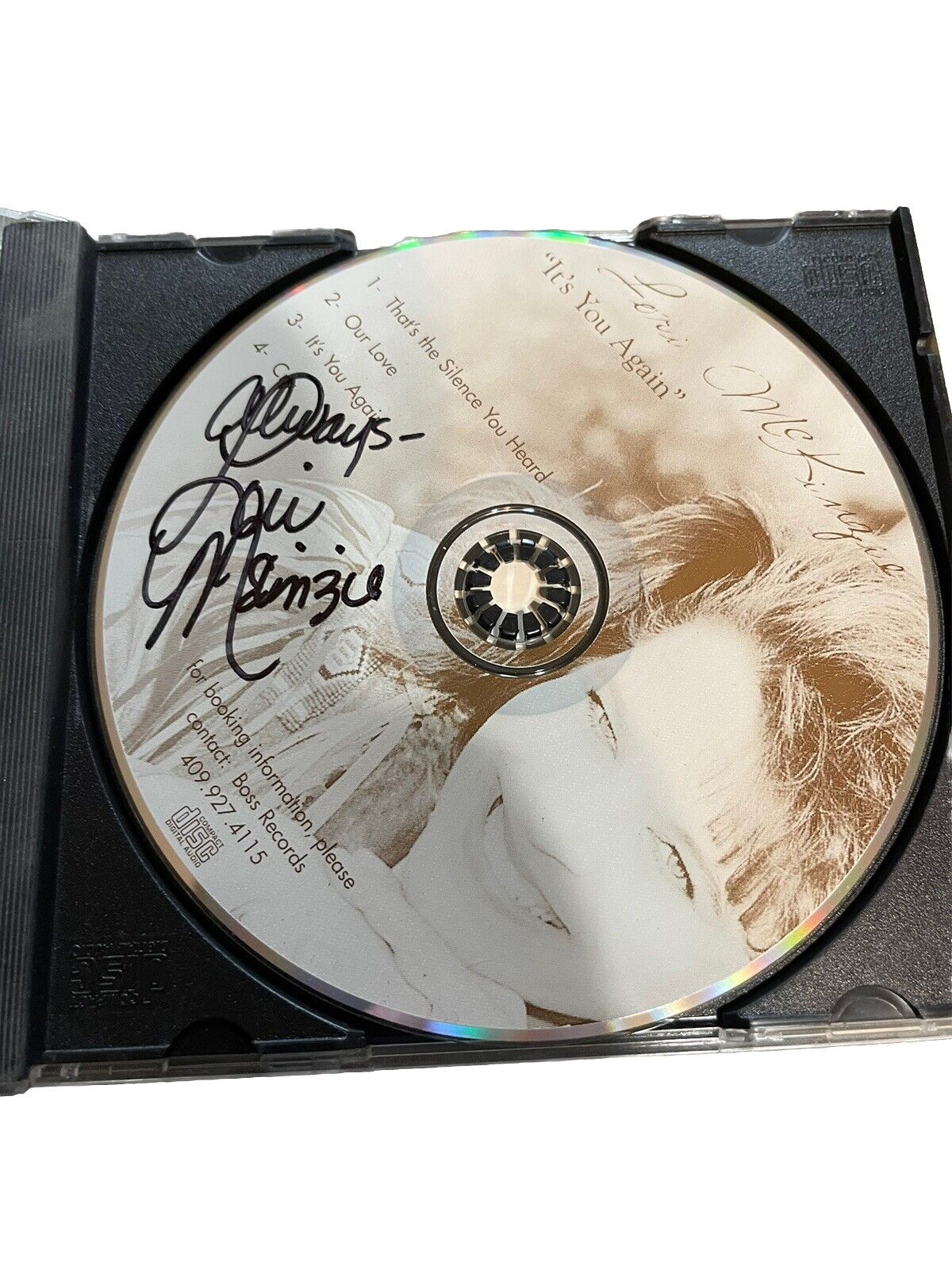 Lori McKinzie It’s You Again Cd Autographed 