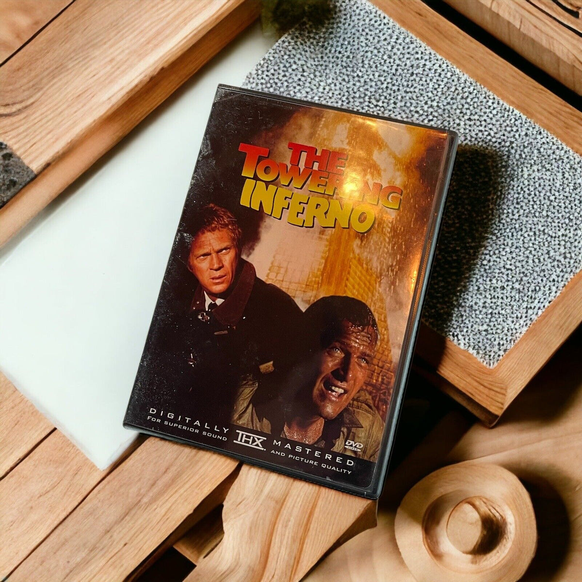 The Towering Inferno (DVD, 1999) Paul Newman Steve McQueen 1974   OOP Rare
