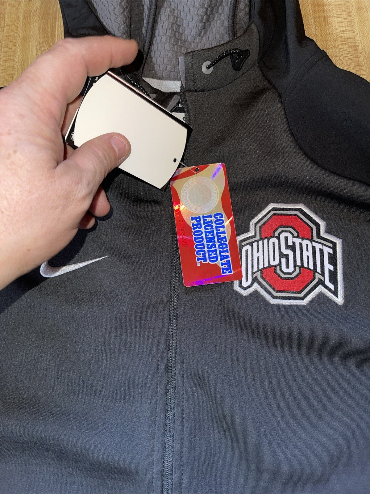 Nike Ohio State Buckeyes Therma Fit Hoodie NWT Medium