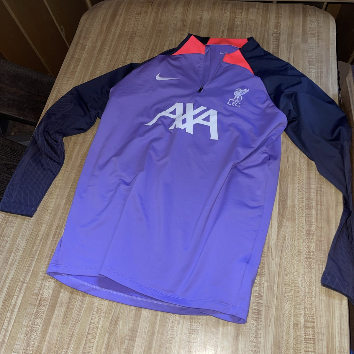 Nike Dri Fit Liverpool Quarter Zip Large 