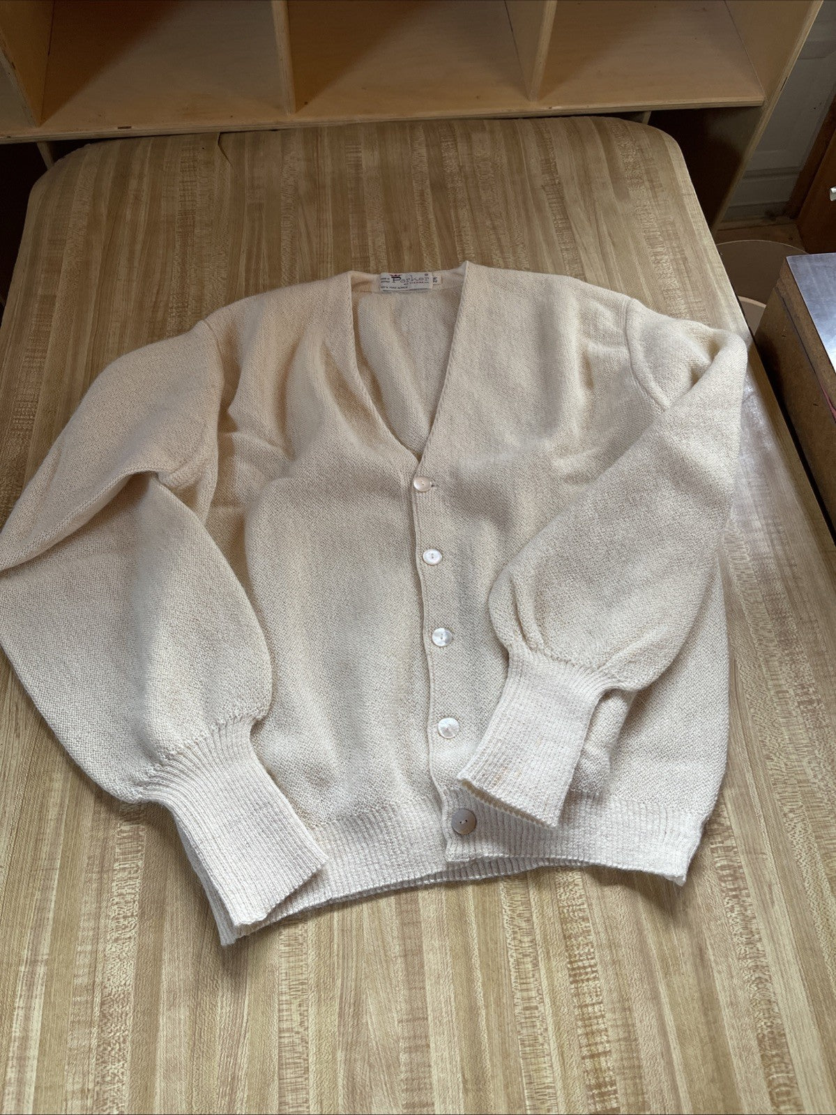 Vintage Parker Of Vienna Alpaca Cardigan 42