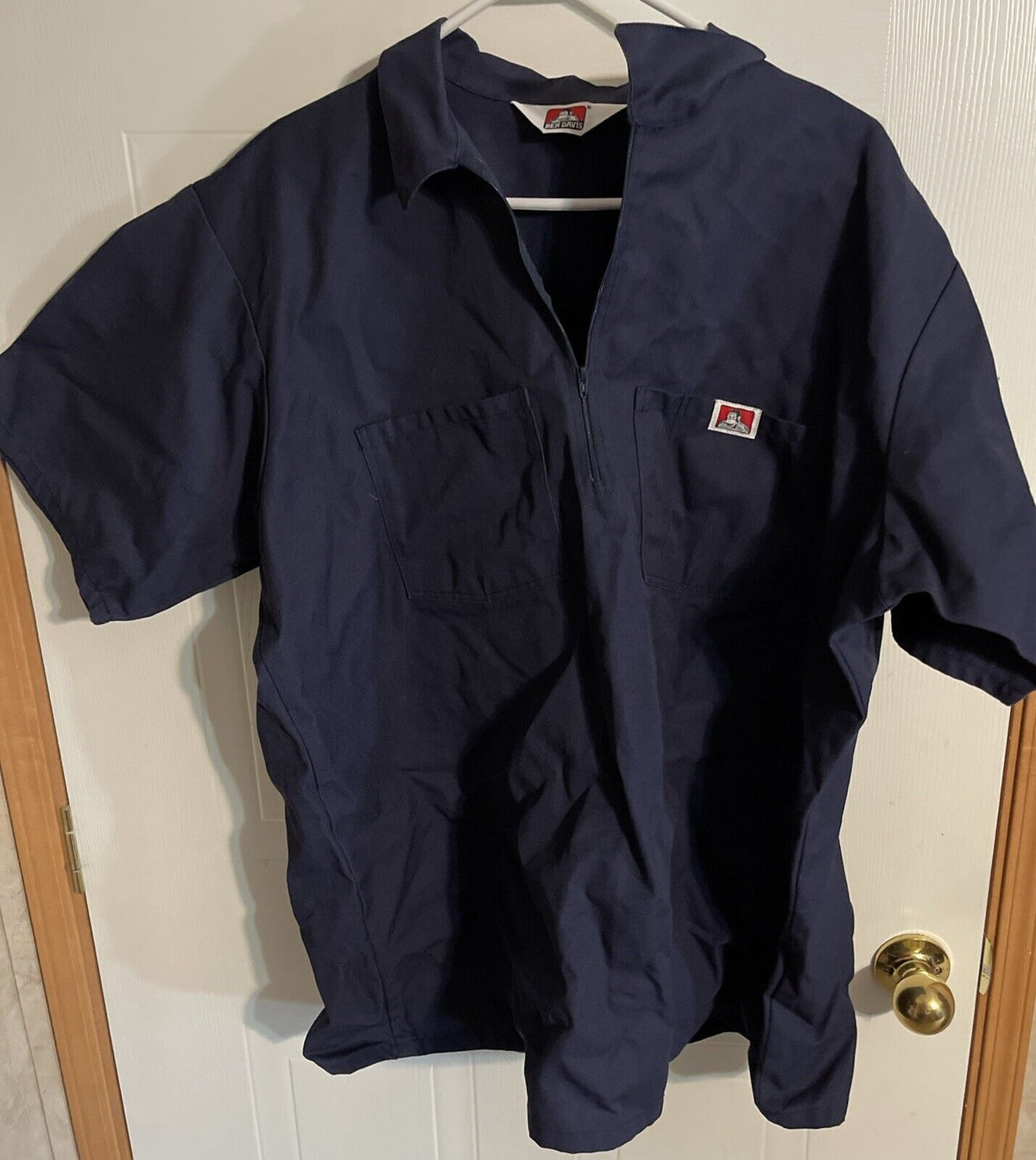 Ben Davis Zip Up Work Shirt 2XL