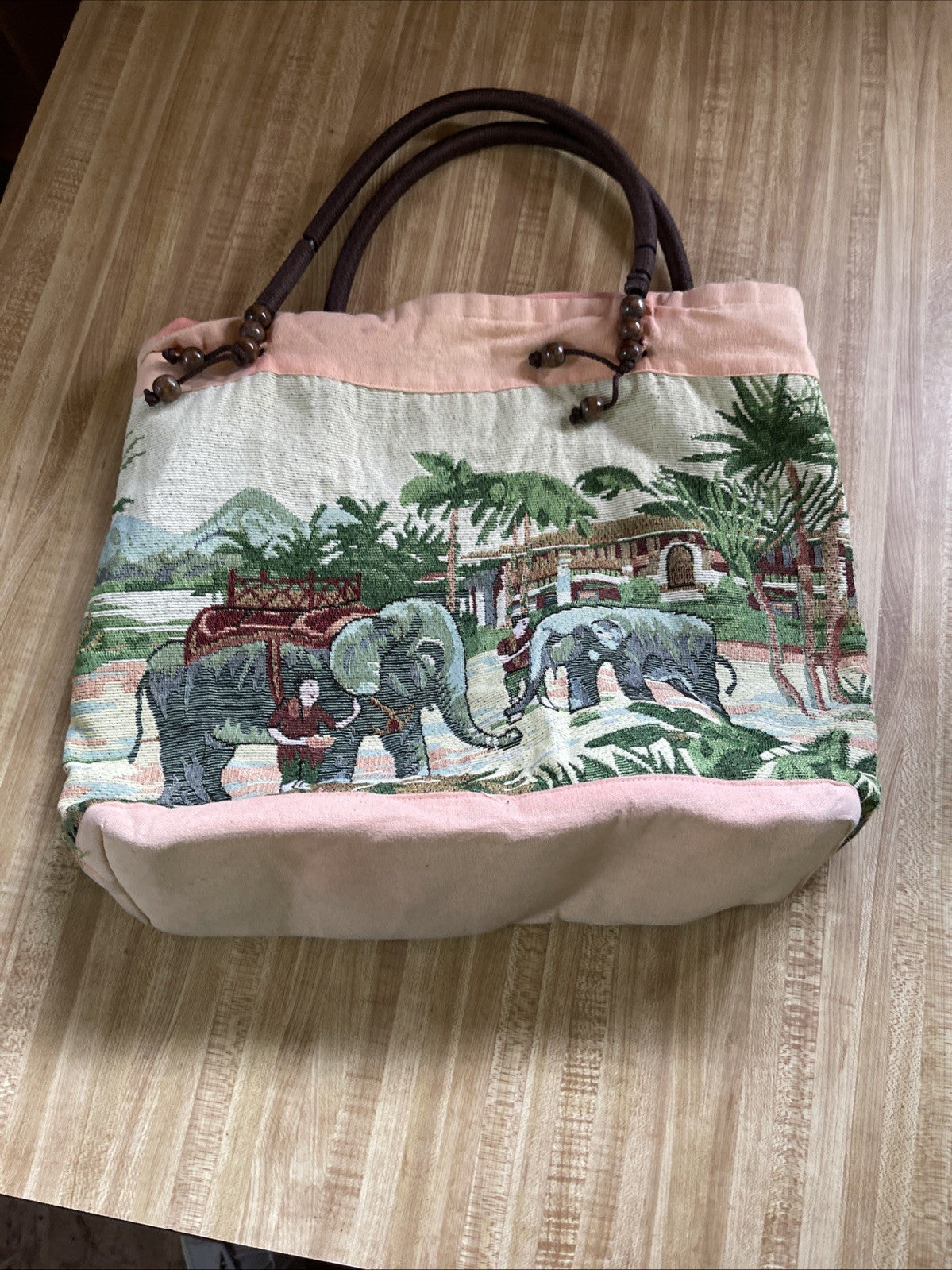 Graphic Tote Bag Elephants 