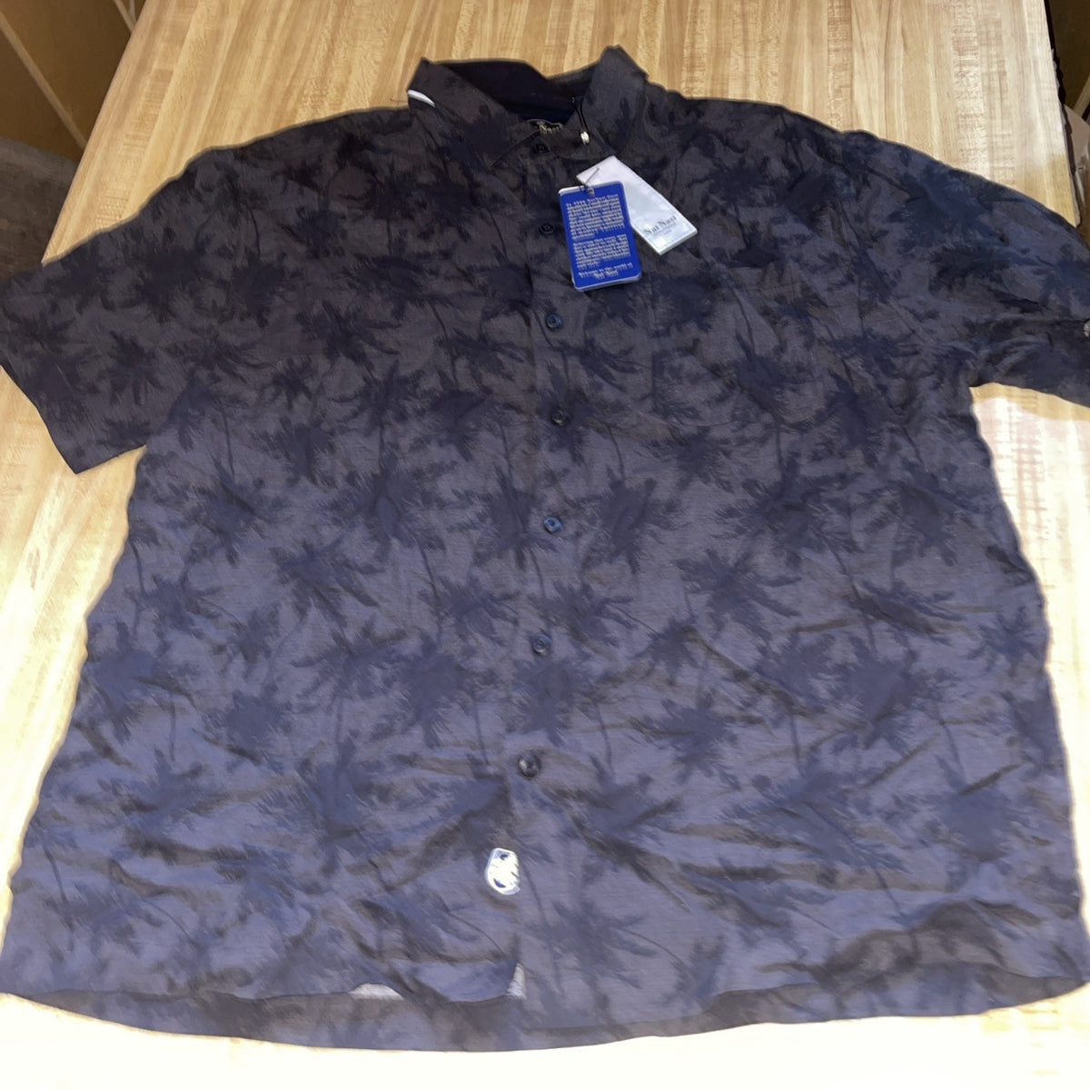 Nat Nast Silk Blend Button Up NWT Large 