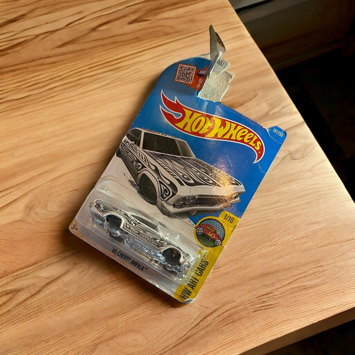 Mattel Hot Wheels HW Art Cars '65 Chevy Impala 1/10 191/250 MISB