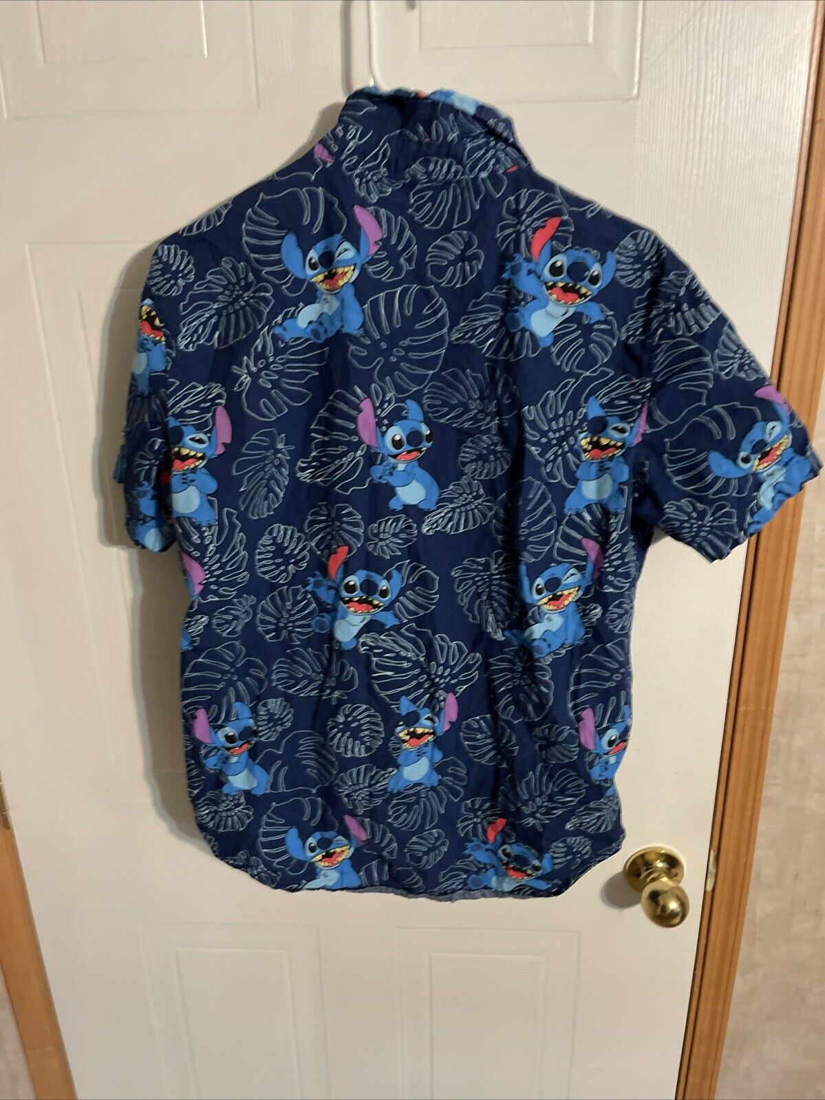 Disney Stitch Button Up Medium 