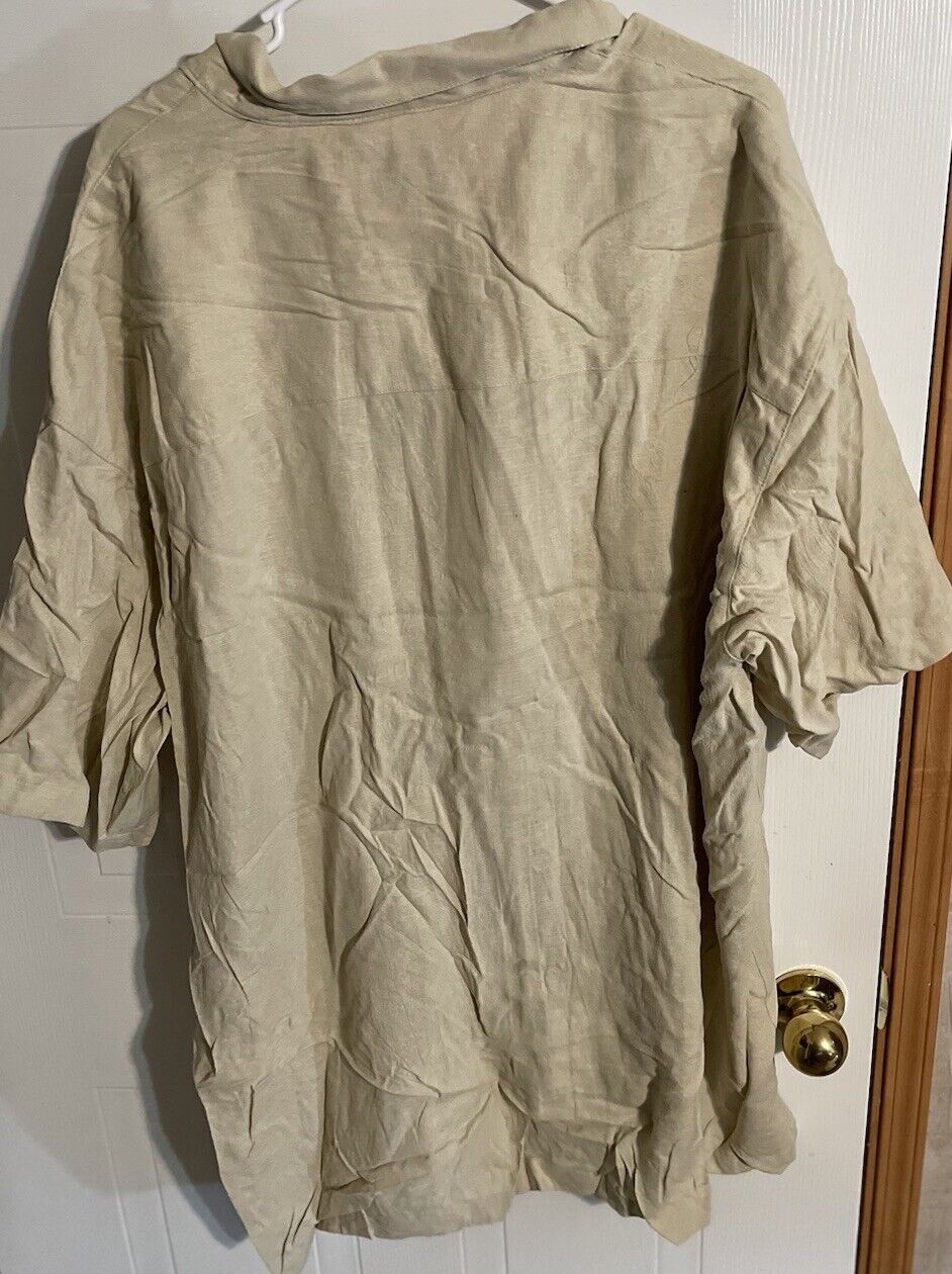 Joe Marlin Silk Blend Shirt 3XLT NWT 