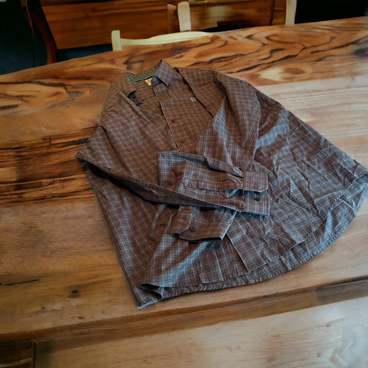 Cinch Button Down Shirt Large 