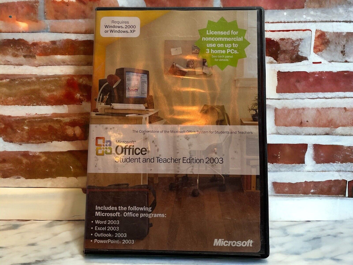 Microsoft Office 2003 Student and Teacher Edition (Retail) (3 User/s) - Full...