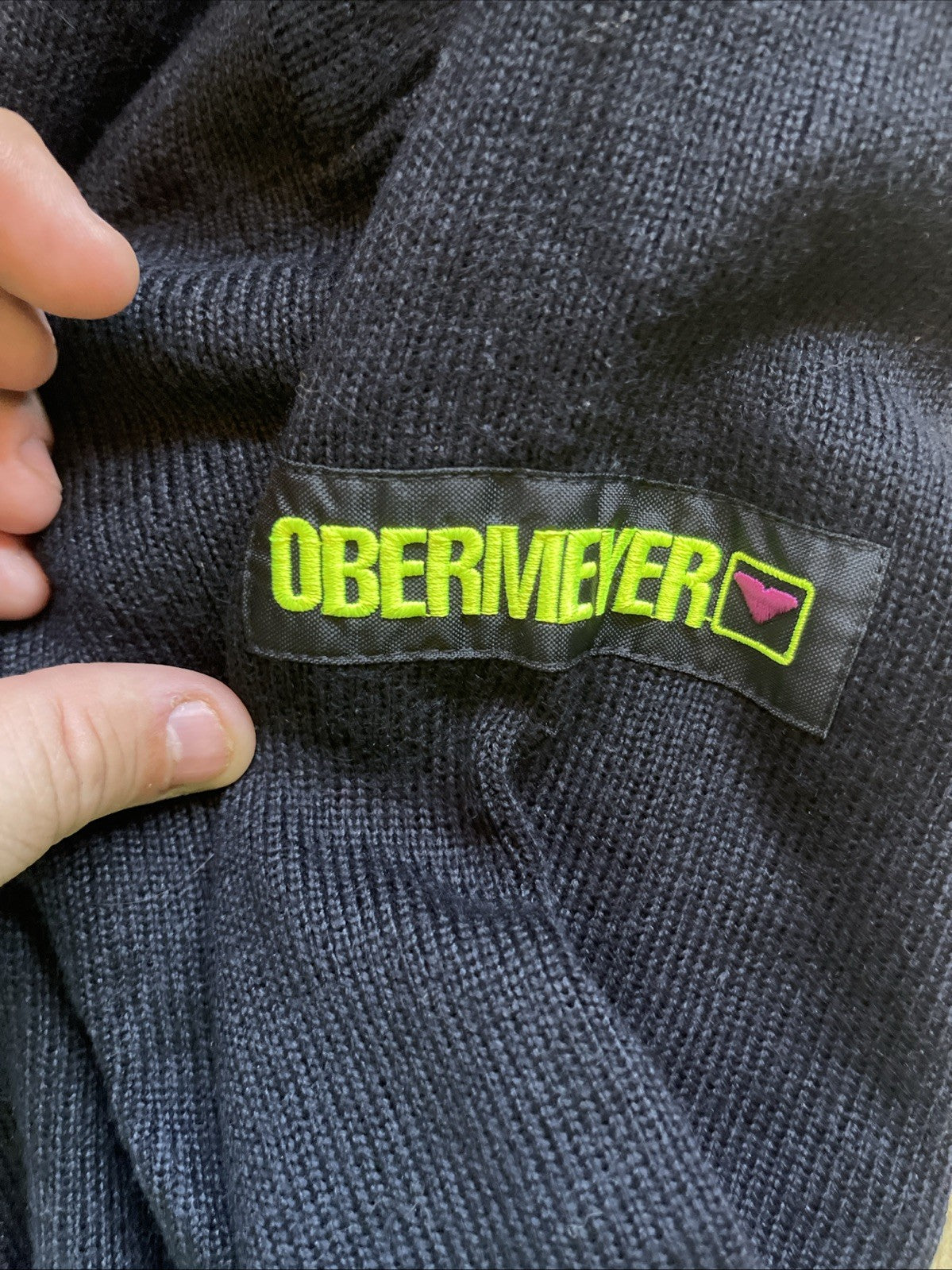 Obermeyer Quarter Zip Heavy Sweater Medium 