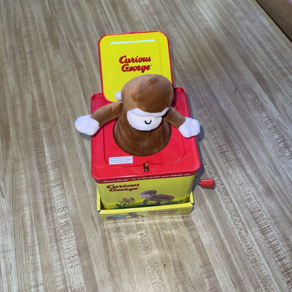 Schylling Curious George Musical Jack-in-the-Box