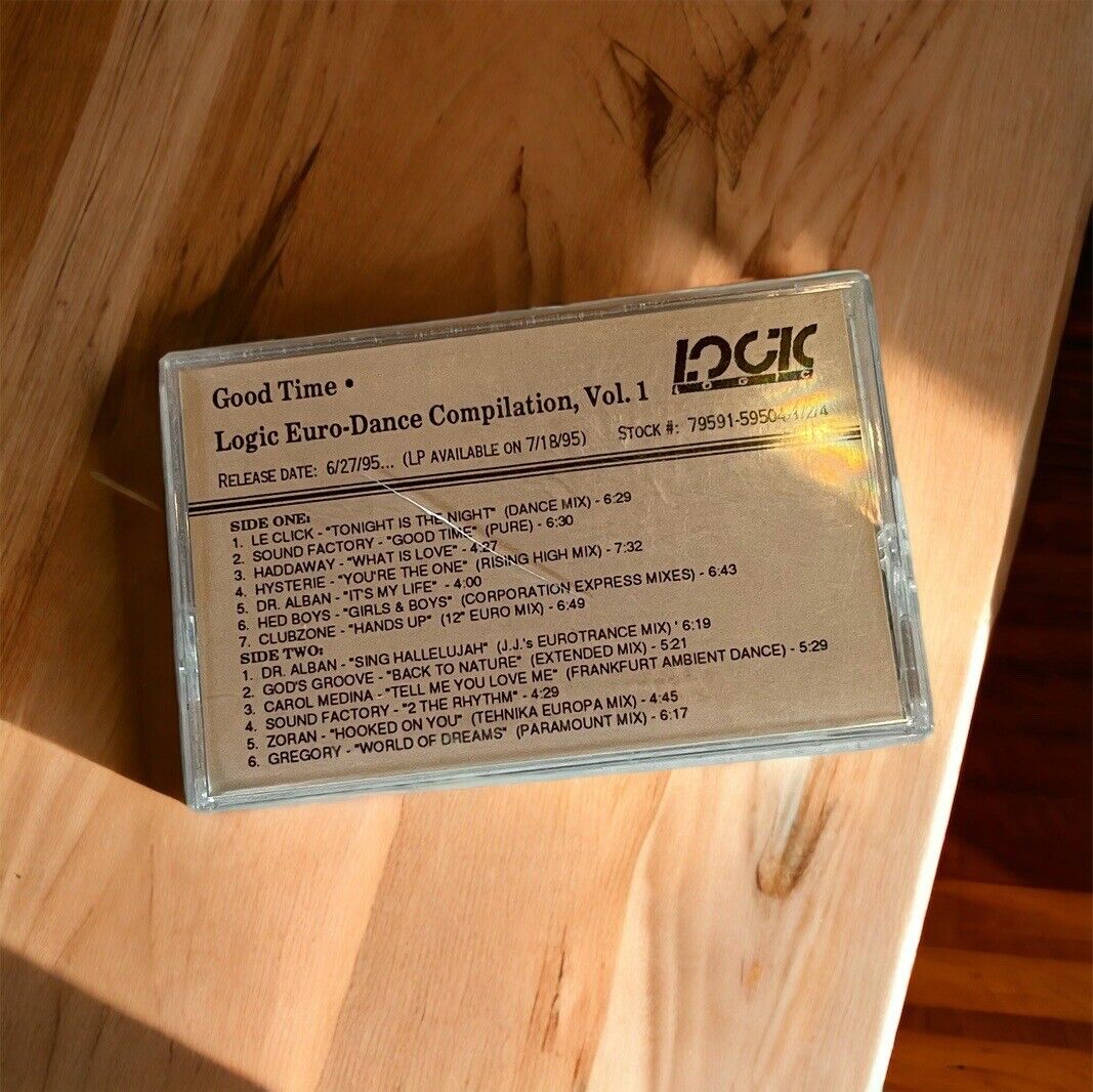 Good Time Logic Euro Dance Compilation Vol 1 Cassette 