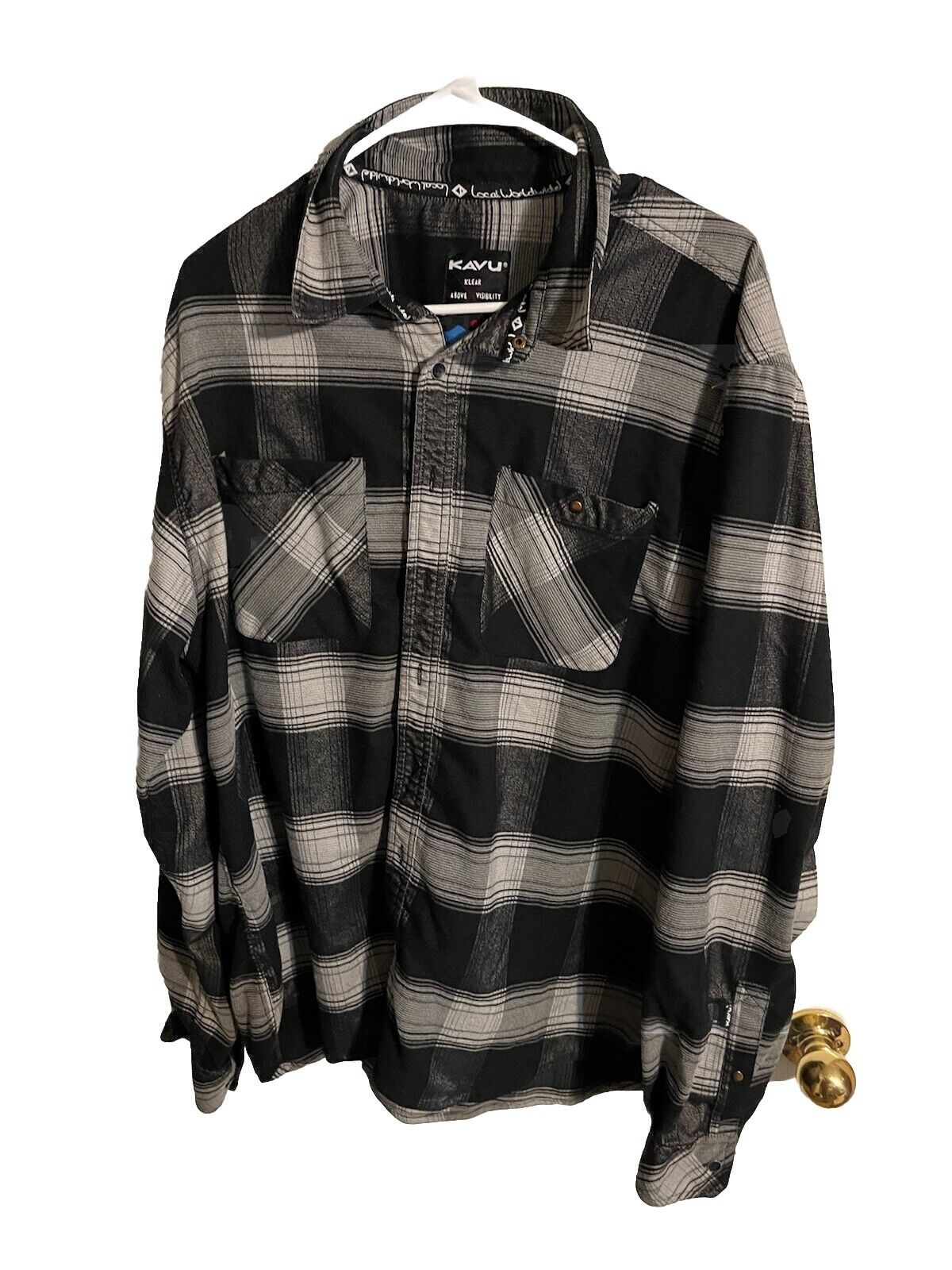 kavu flannel shirt XXL