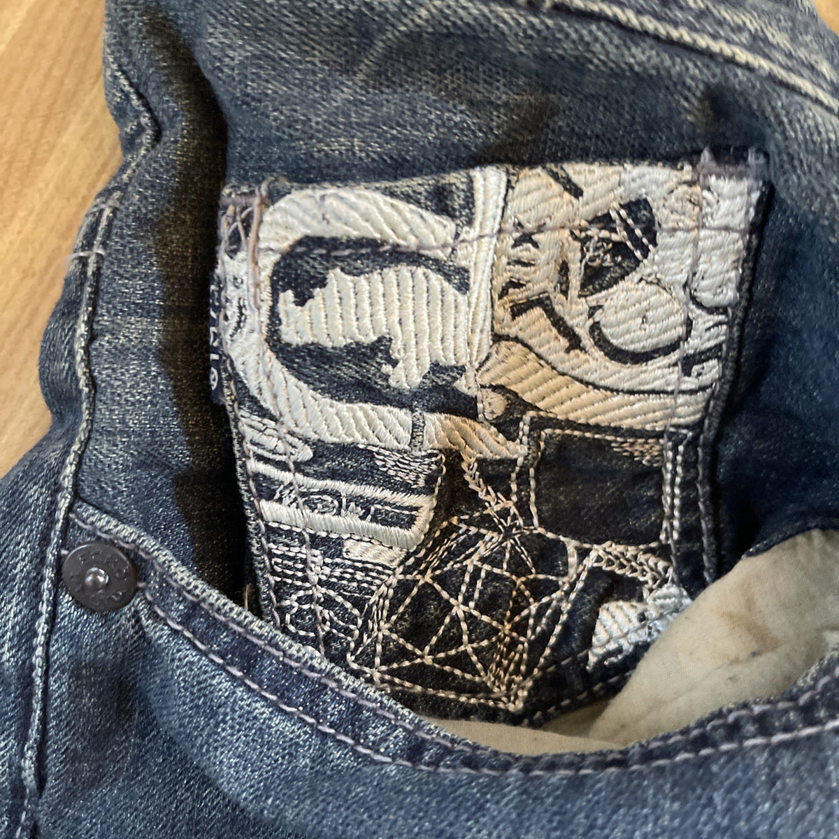 Ecko Unltd Baggy Fit Jeans 36/32 Y2K Hiphop Streetwear