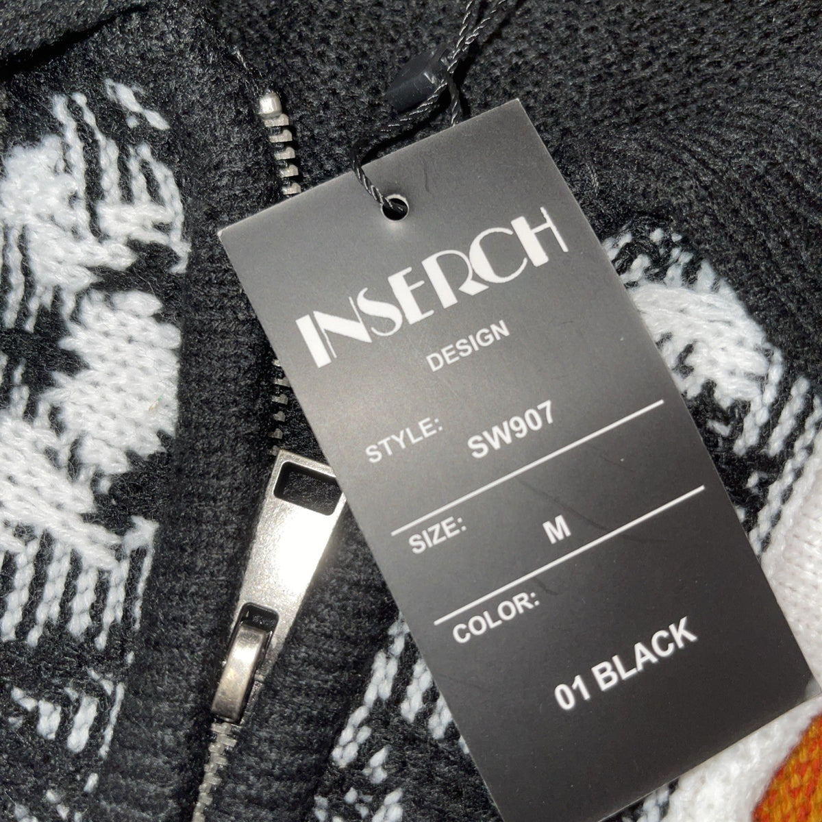 Inserch Full Zip Sweater Medium NWT 