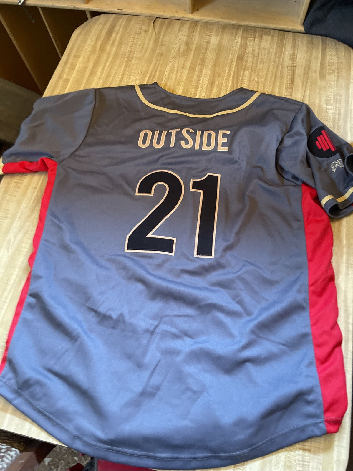 3 Day Weekend Baseball Style Jersey Large 