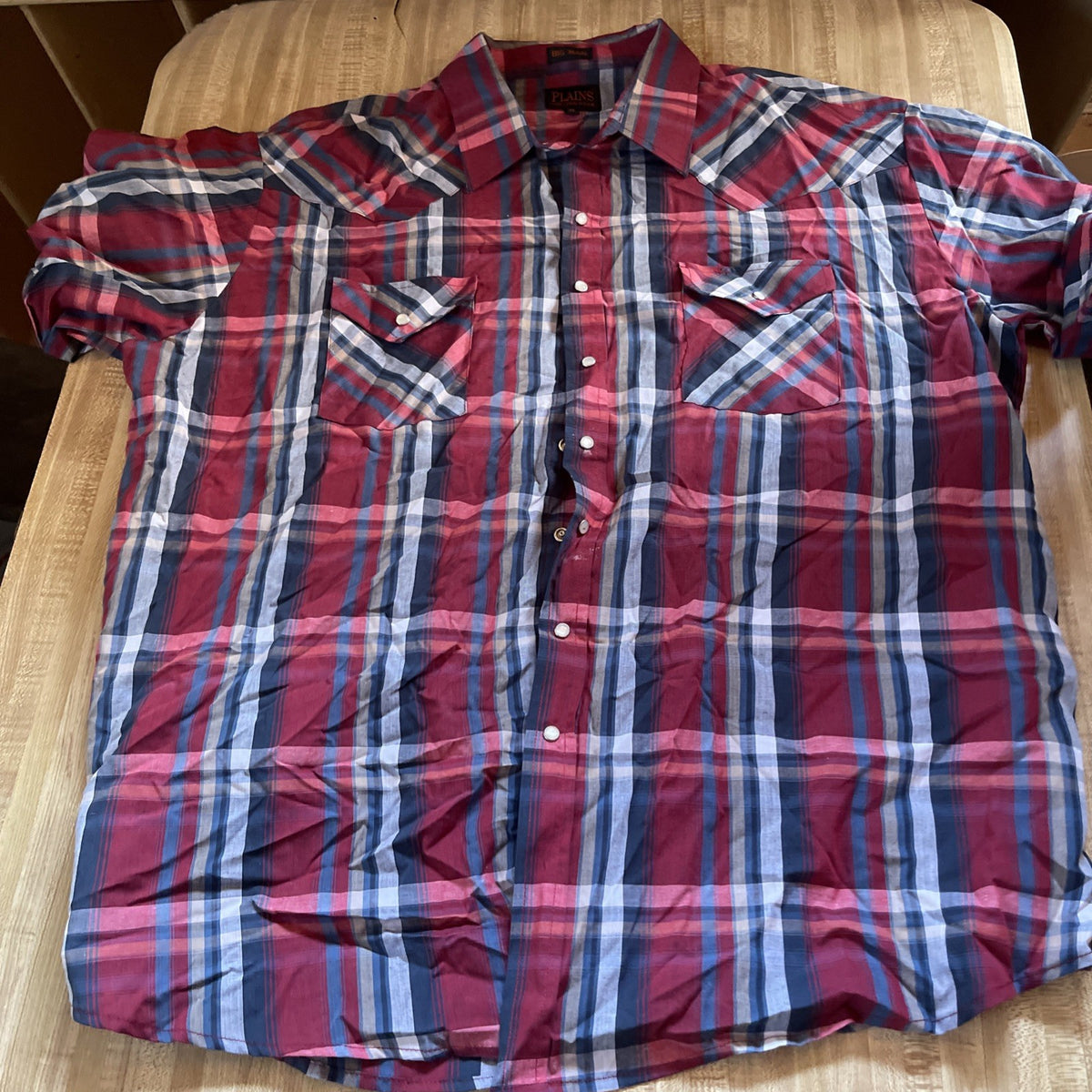 Plains Westernwear Pearl Snap 2XB 