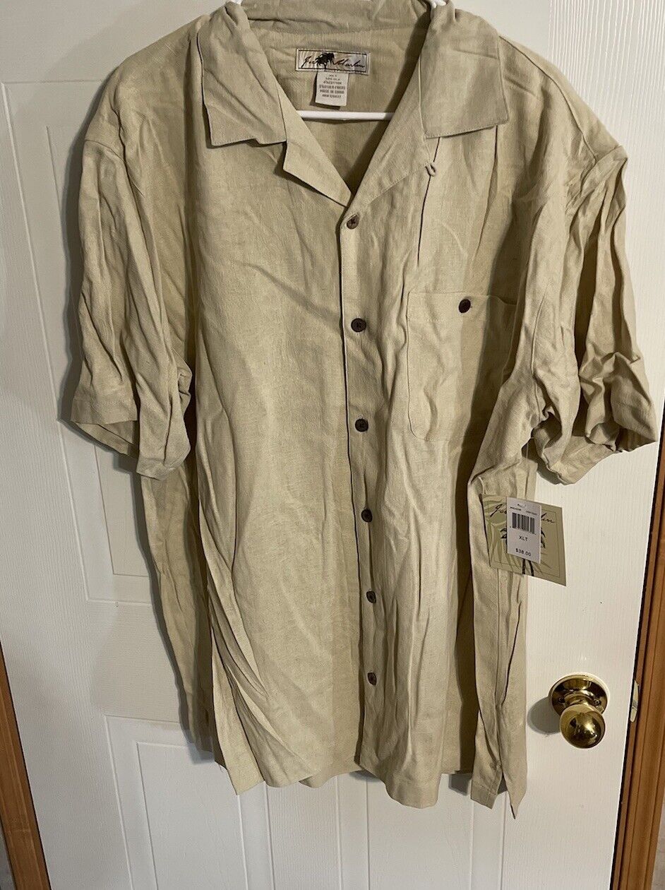 Joe Marlin Silk Blend Shirt XLT NWT 