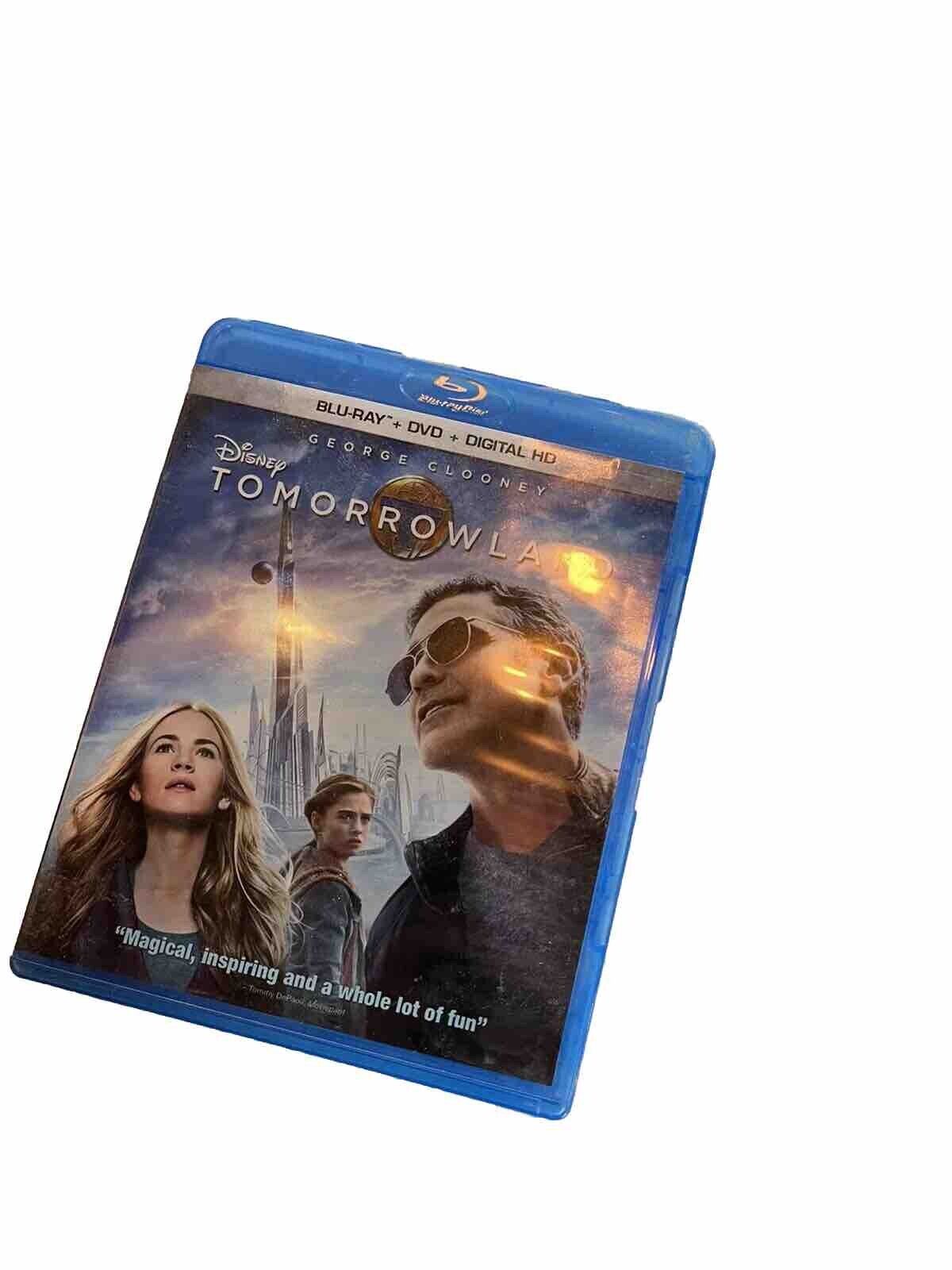 Tomorrowland  (Blu-ray, DVD 2015) George Clooney