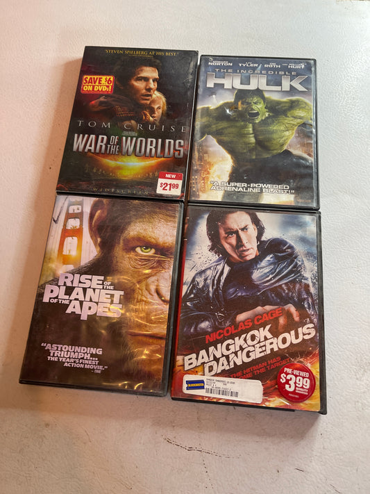 Action dvd lot