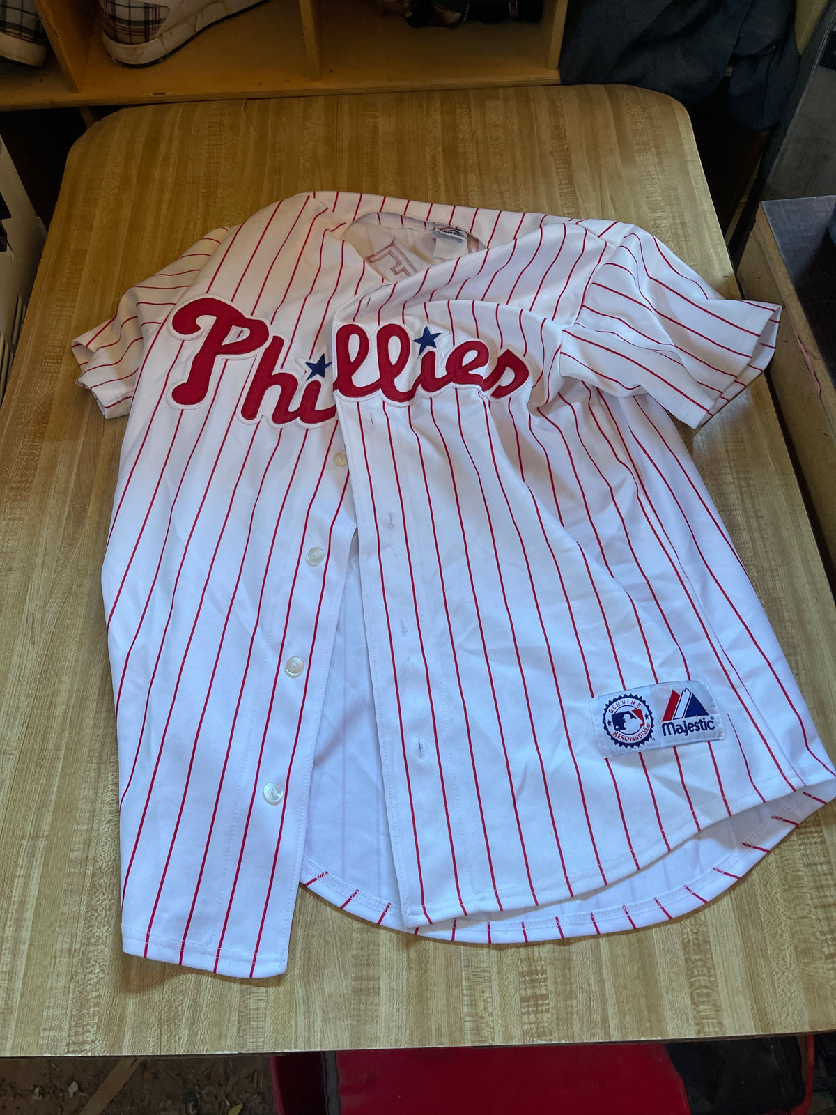 Majestic Chase Utley Phillies jersey xl