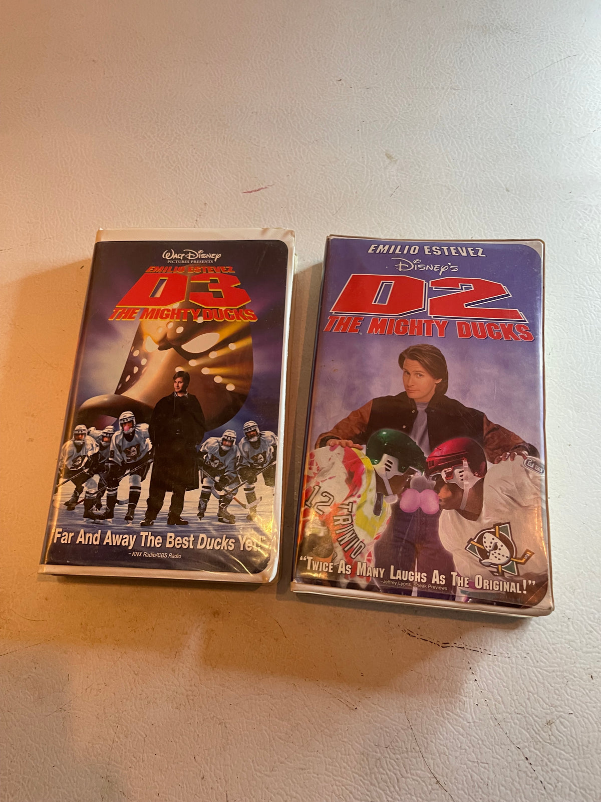 Mighty ducks vhs lot