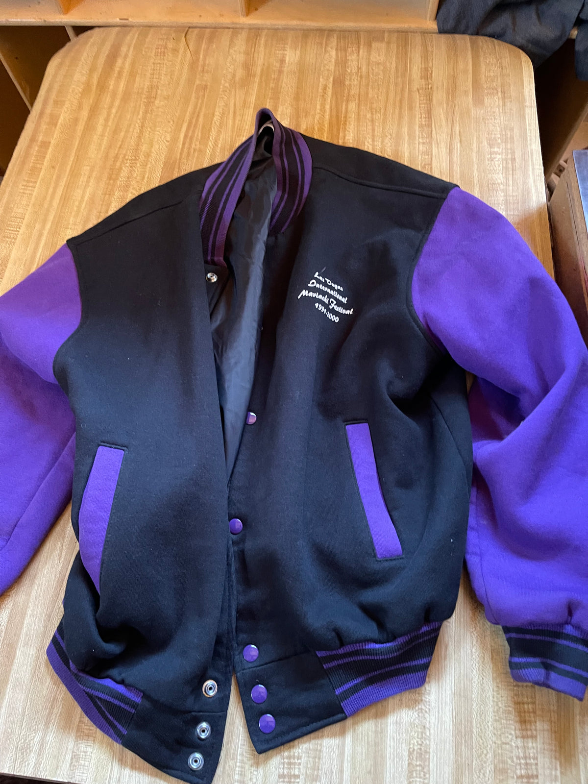 Vintage varsity jacket large