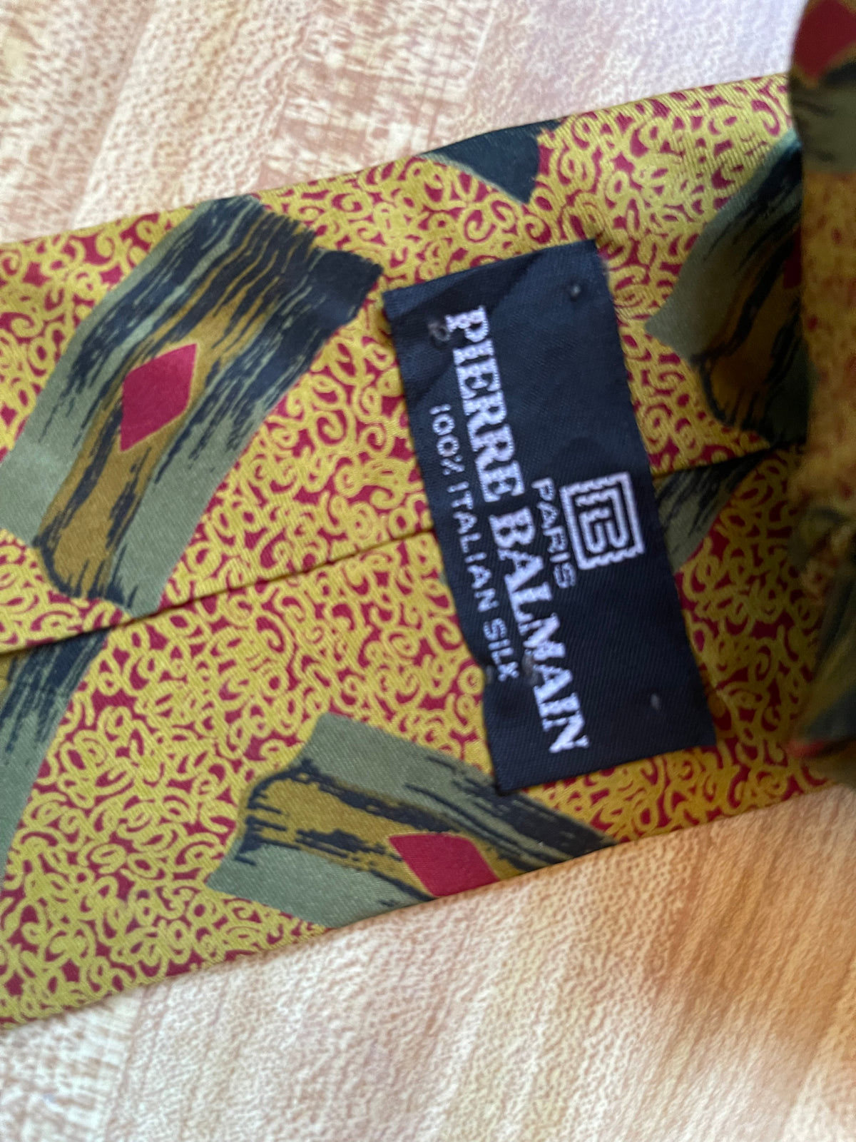 Pierre balman silk tie