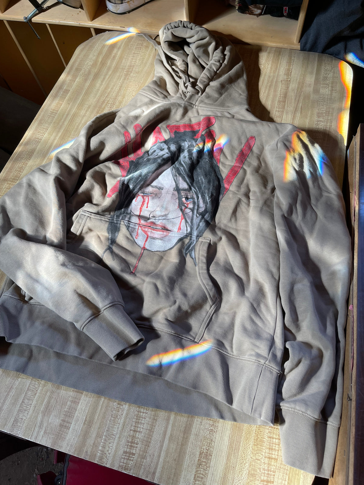 bloody faced hoodie 2XL