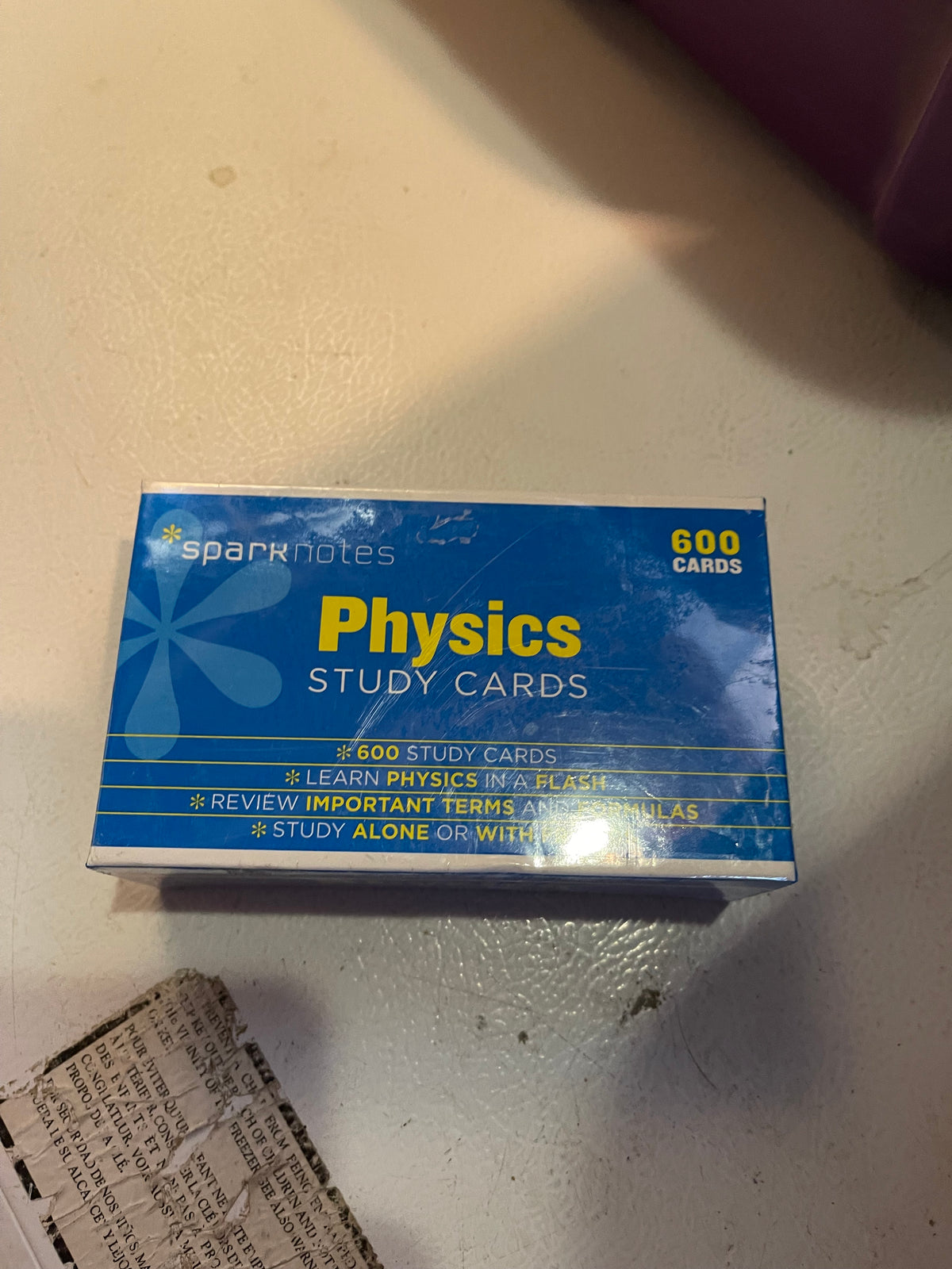 Physics Study Cards