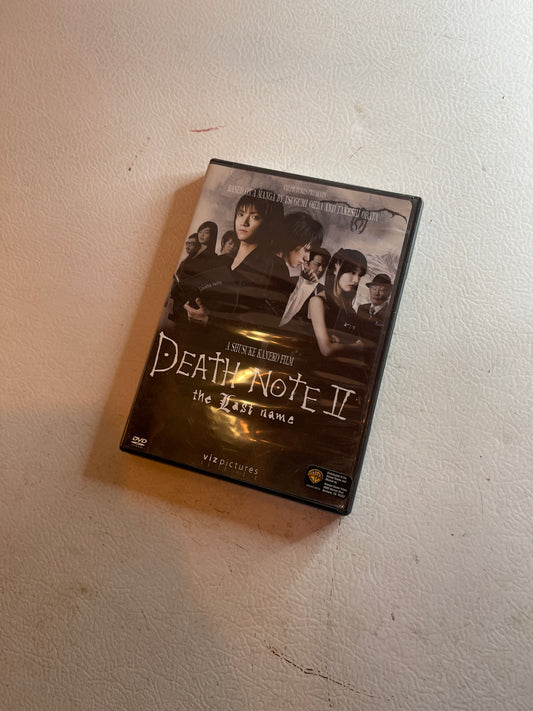 Death note 2 dvd