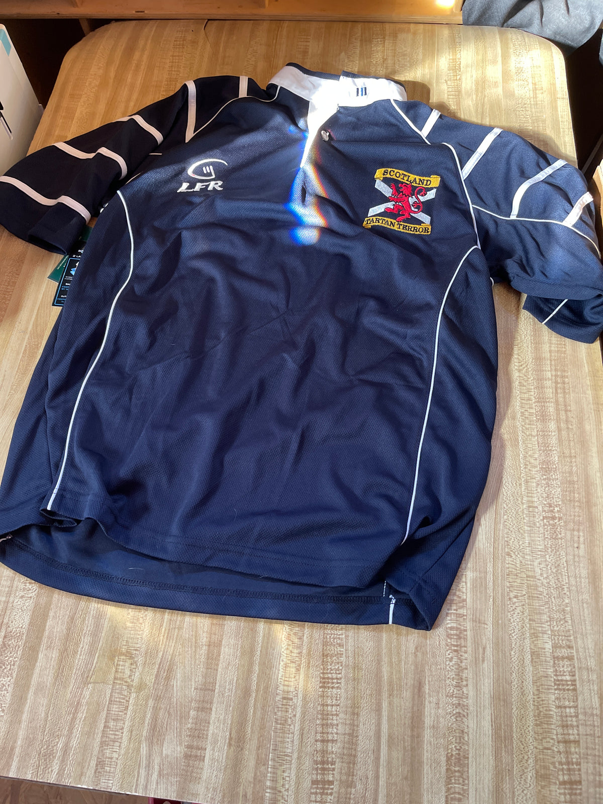 Silky Sullivan LFR rugby polo medium NWT Scotland