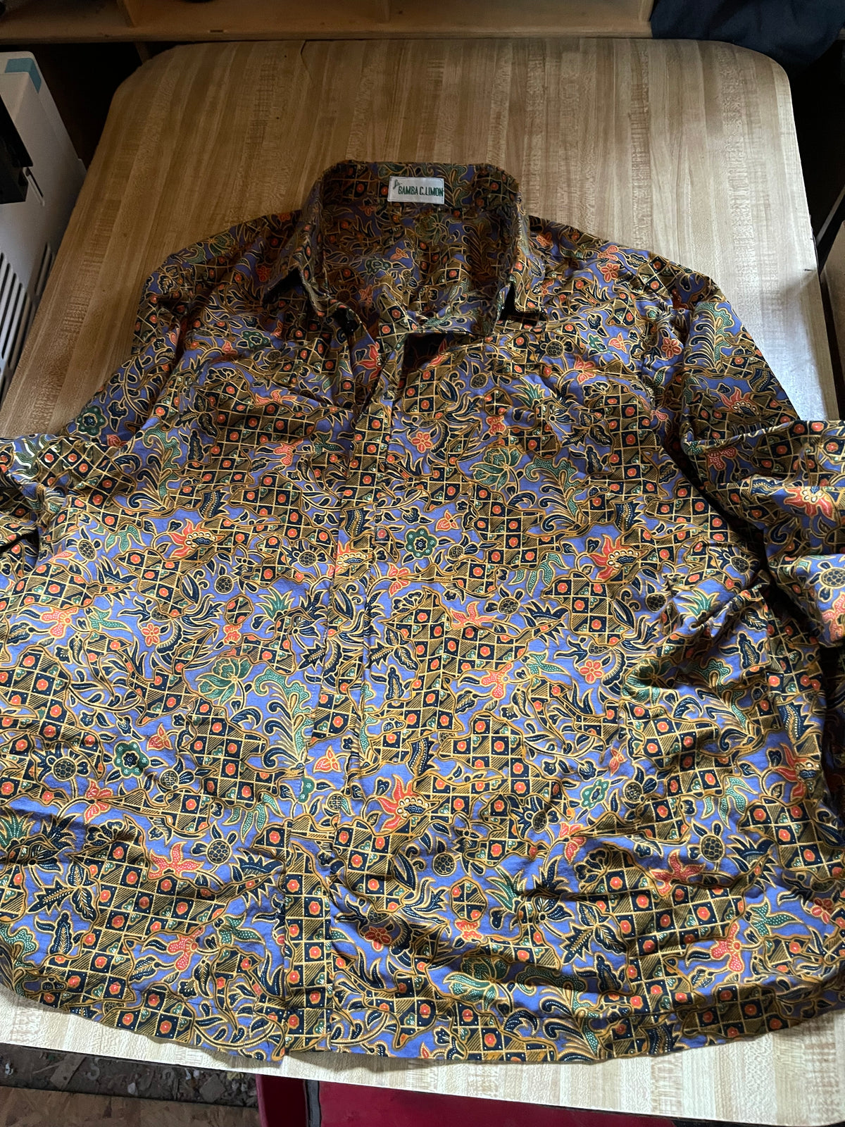 La bamba c limon button up 2XL